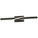 Pirouette LED 32 inch Black Bath Vanity Wall Light