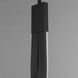 Serpentine LED 13 inch Black Single Pendant Ceiling Light