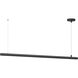 Continuum LED 47 inch Black Linear Pendant Ceiling Light