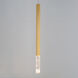 Diaphane LED 1.5 inch Gold Single Pendant Ceiling Light