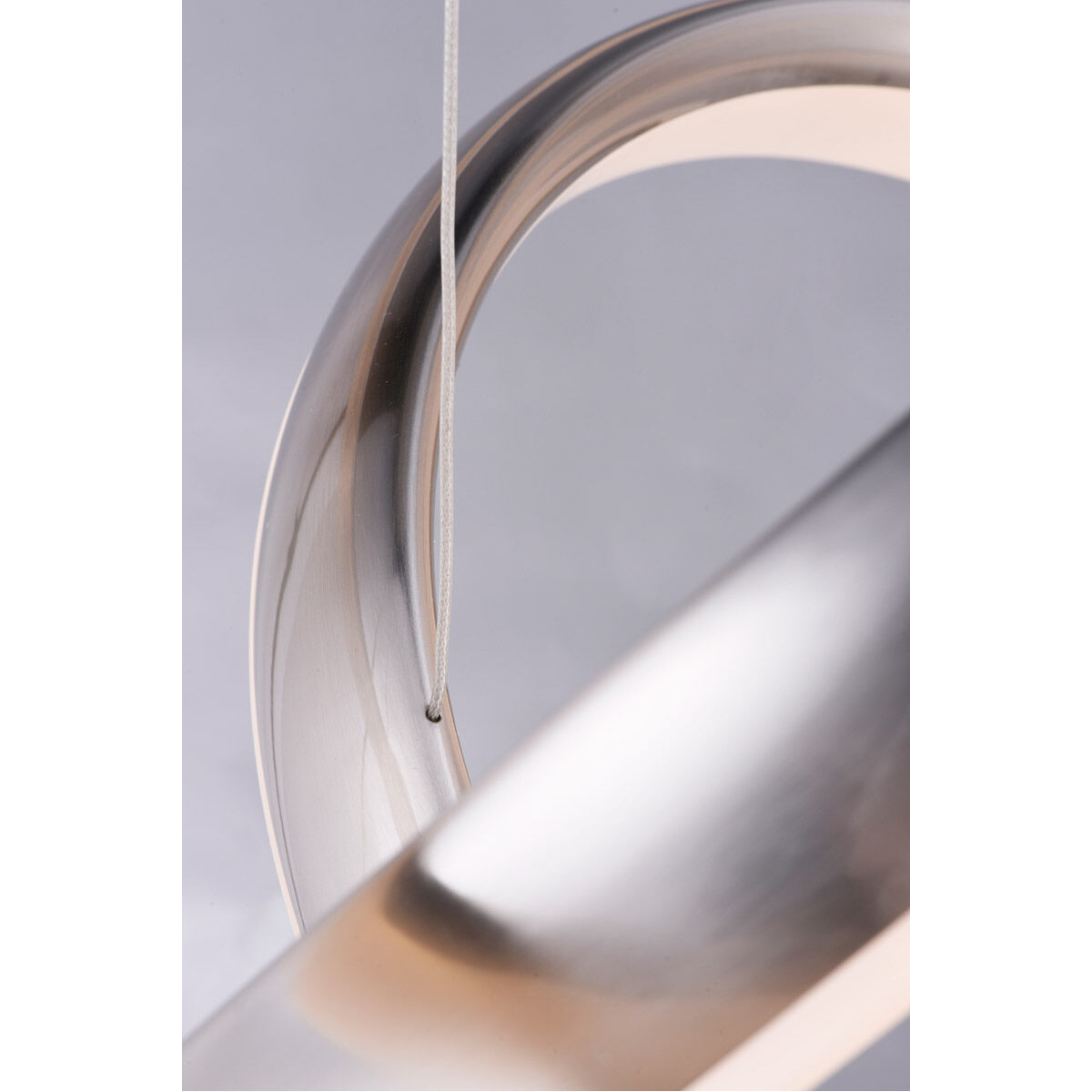 Innertube LED 31.5 inch Satin Nickel Multi-Light Pendant Ceiling Light