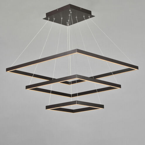 Quad LED 27.75 inch Bronze Single Pendant Ceiling Light