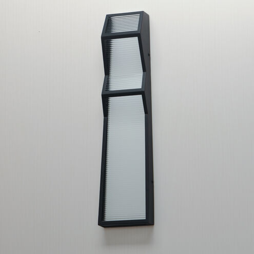 Totem LED 24 inch Black Outdoor Wall Sconce