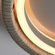 Kaia LED 20 inch Gray Flush Mount Chandelier Ceiling Light