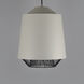 Phoenix LED 15.75 inch Gray and Black Single Pendant Ceiling Light