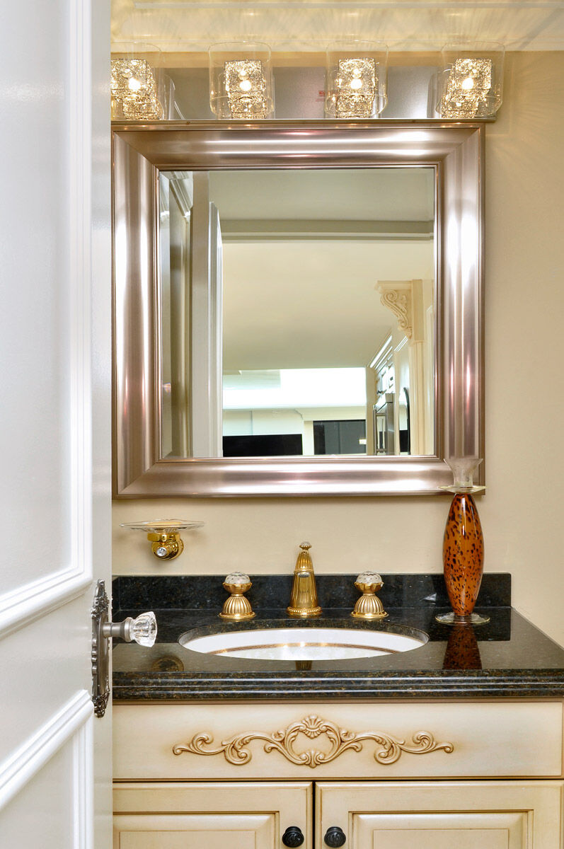 Gem 6 Light 27 inch Polished Chrome Flush Mount Ceiling Light