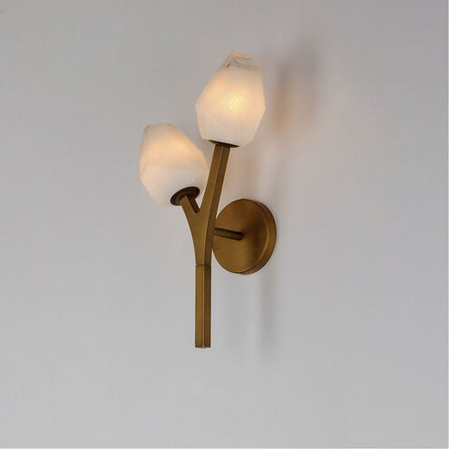 Blossom LED 10.5 inch Natural Aged Brass Wall Sconce Wall Light