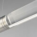 Vanish LED 72 inch Brushed Aluminum Linear Pendant Ceiling Light