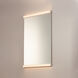 Luminance 32.75 X 24 inch Polished Chrome LED Mirror