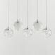 Orb II LED 7 inch Polished Chrome Multi-Light Pendant Ceiling Light
