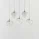Orb II LED 15.5 inch Polished Chrome Multi-Light Pendant Ceiling Light