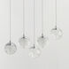 Orb II LED 15.5 inch Polished Chrome Multi-Light Pendant Ceiling Light