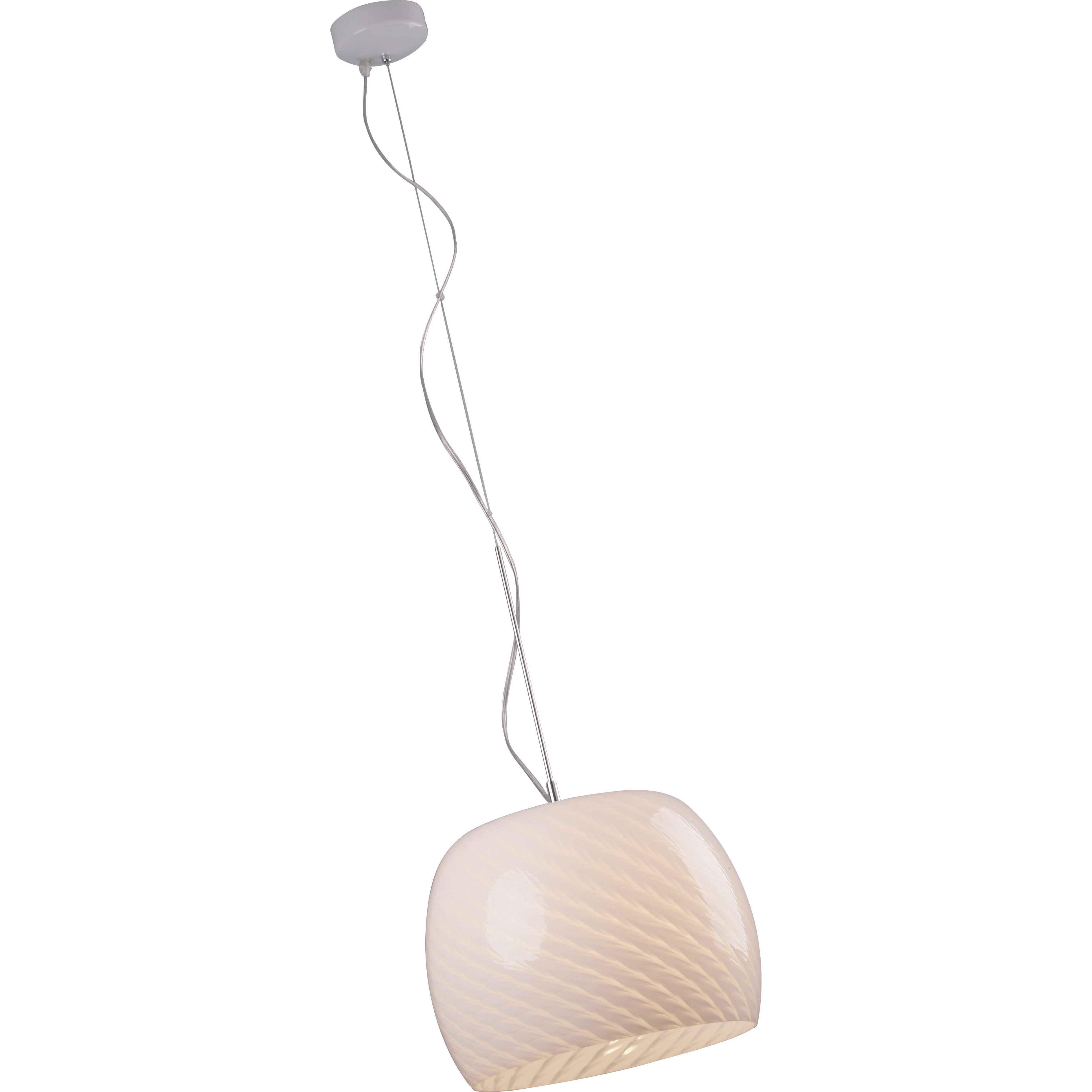 Ripple (Disc) 1 Light 12 inch Single Pendant Ceiling Light