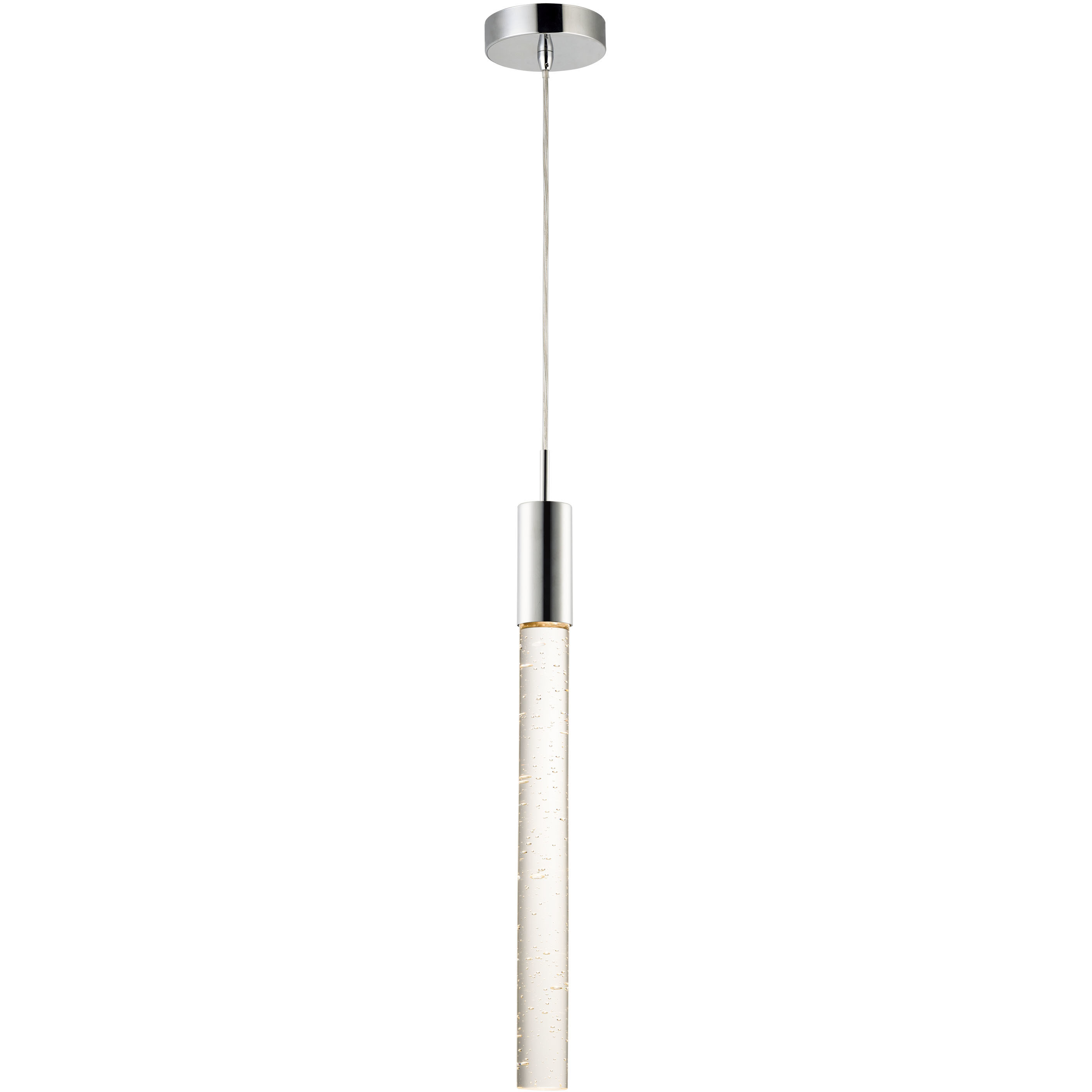 Big Fizz LED 4.75 inch Polished Chrome Single Pendant Ceiling Light