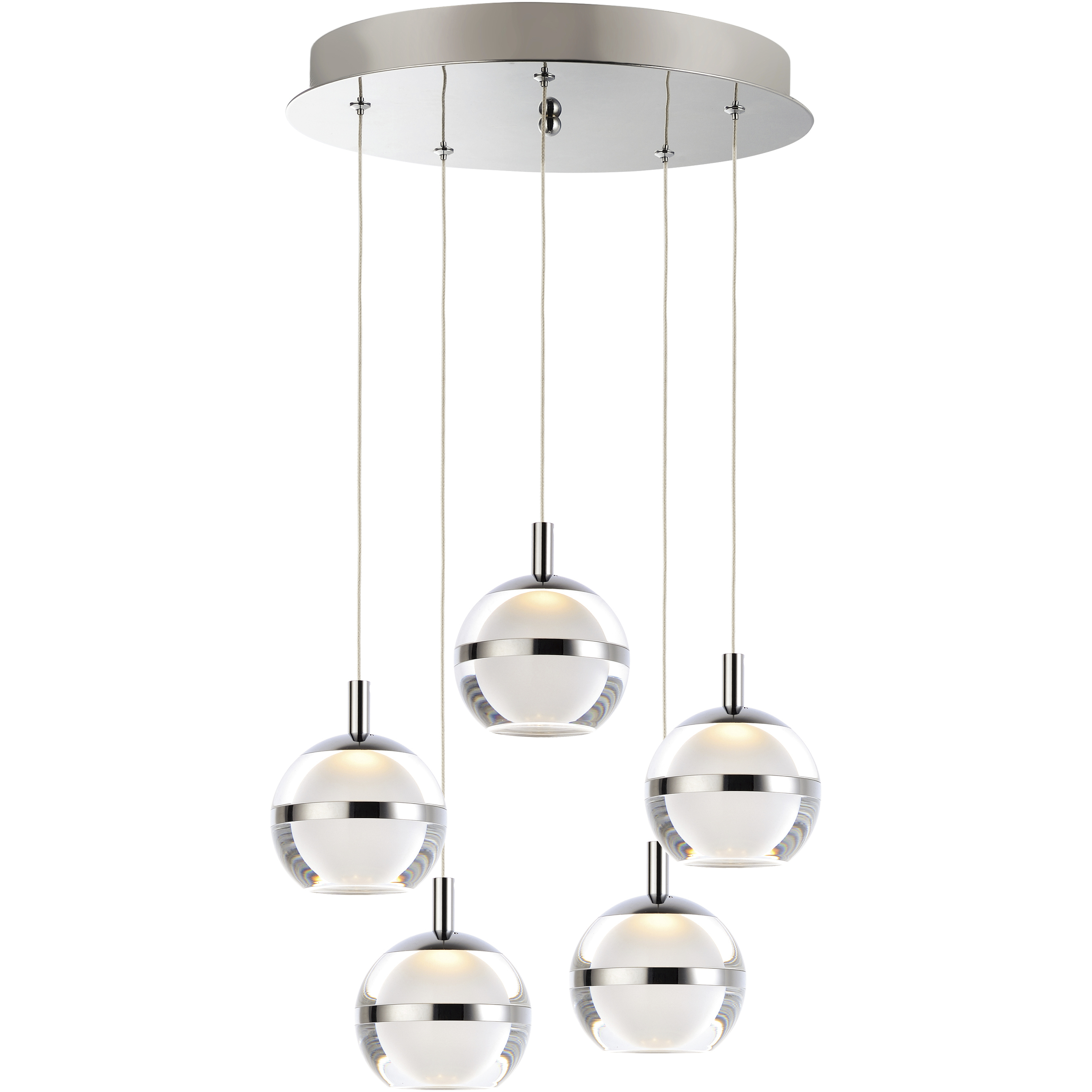 Led multi light pendant top