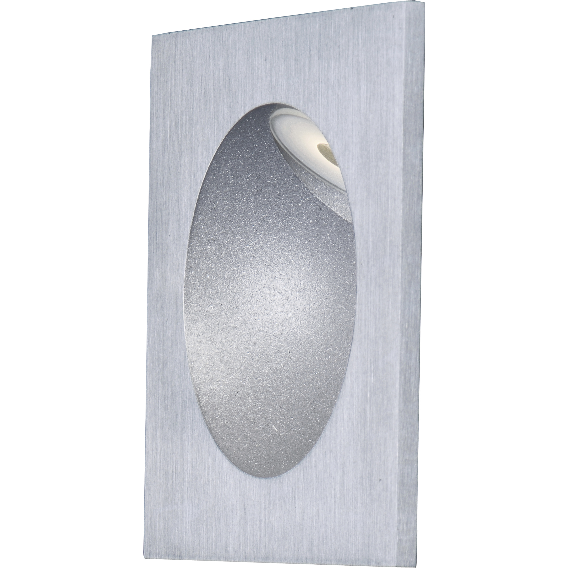 Alumilux Step Light LED 3.25 inch Satin Aluminum Outdoor Wall Mount