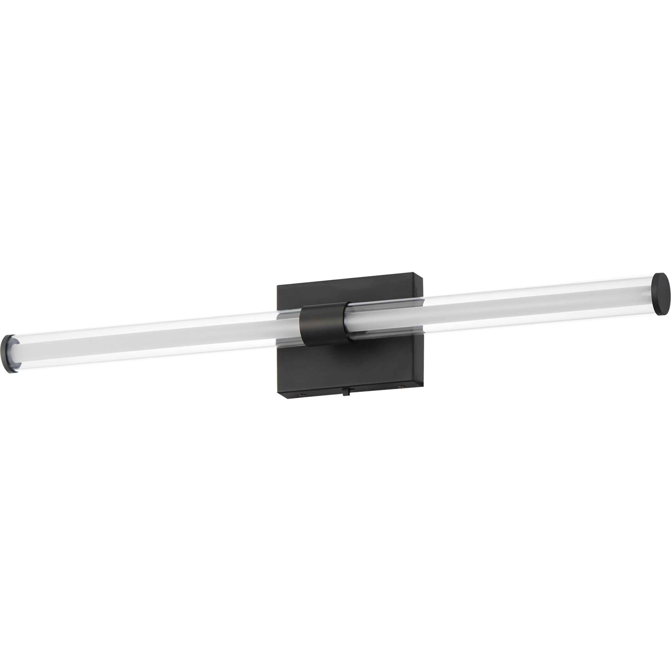 Fuse LED 30 inch Black Bath Vanity Wall Light