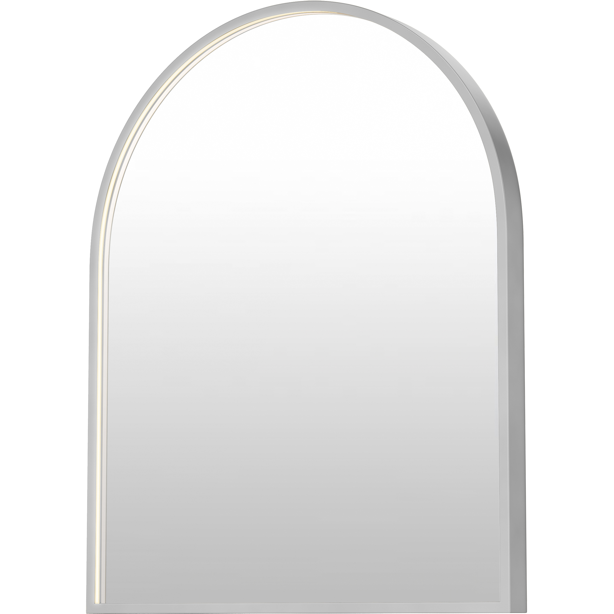 Elisse 30 X 24 inch Satin Nickel LED Mirror