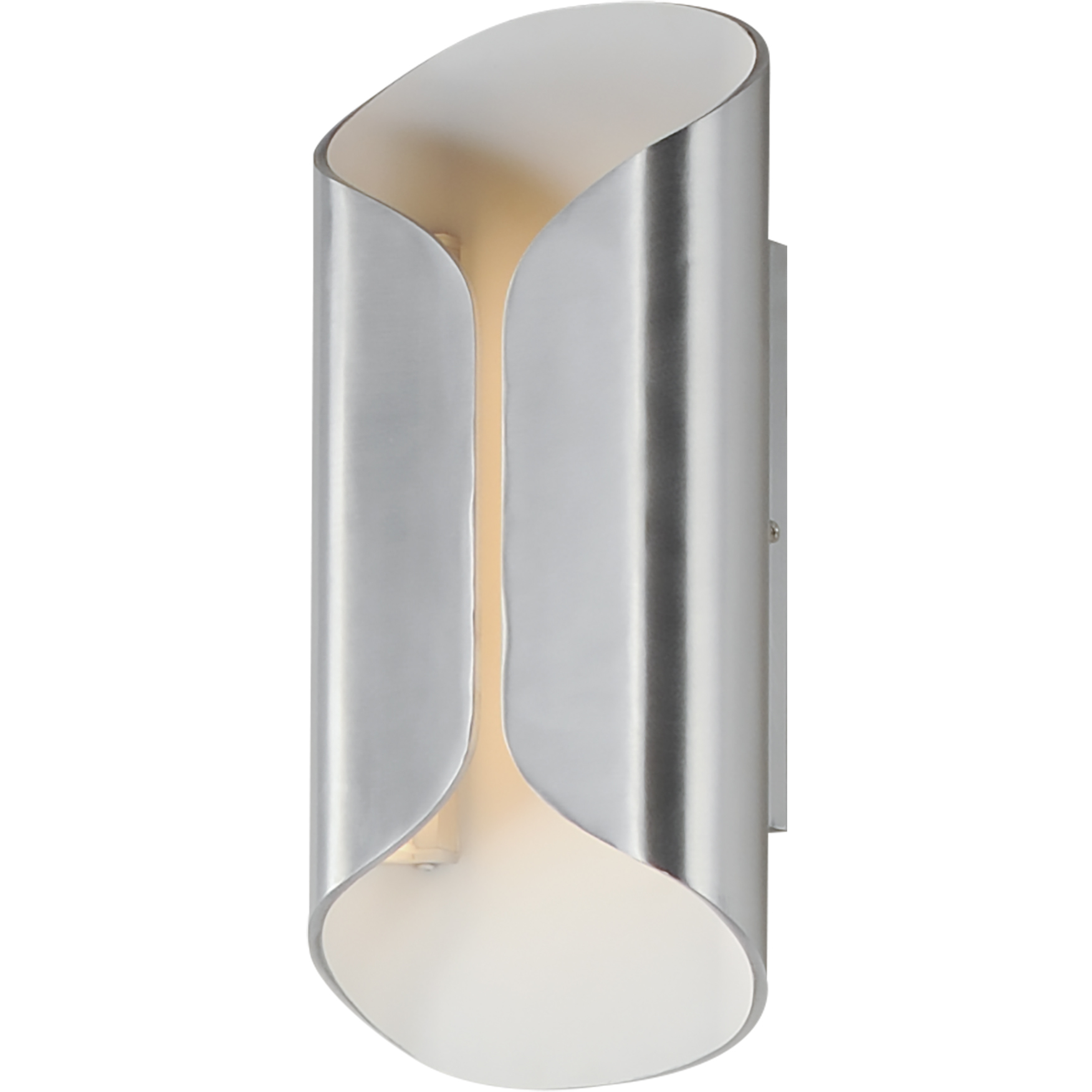 ET2 E30152-SAWT Folio LED 13.75 inch Satin Aluminum and White