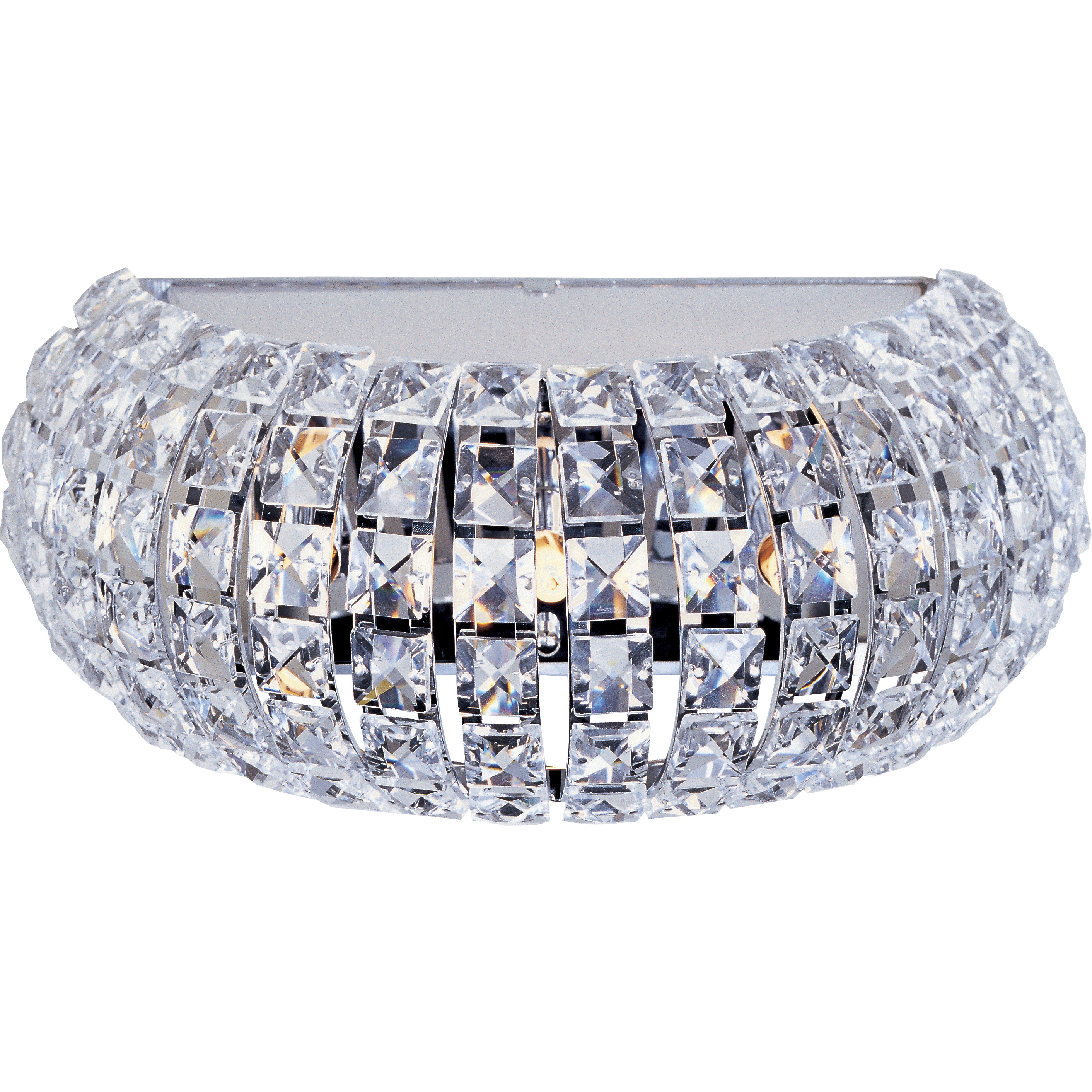 ET2 E21806 20PC Bijou 3 Light 13 inch Polished Chrome Wall Sconce Wall Light