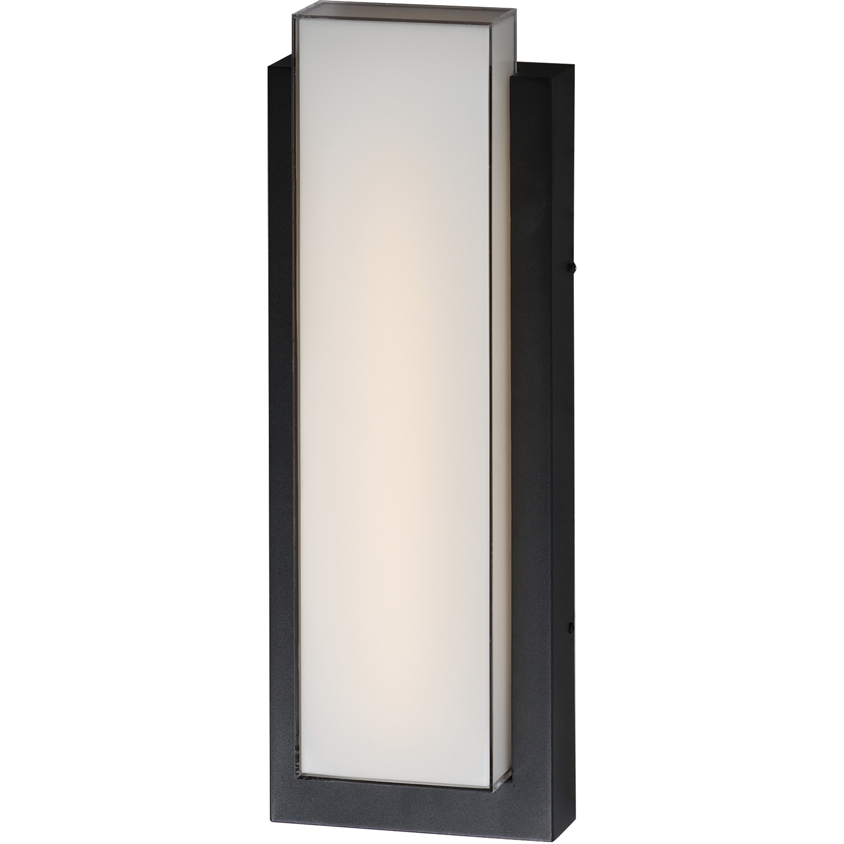 Tower LED 22 inch Black Outdoor Wall Mount