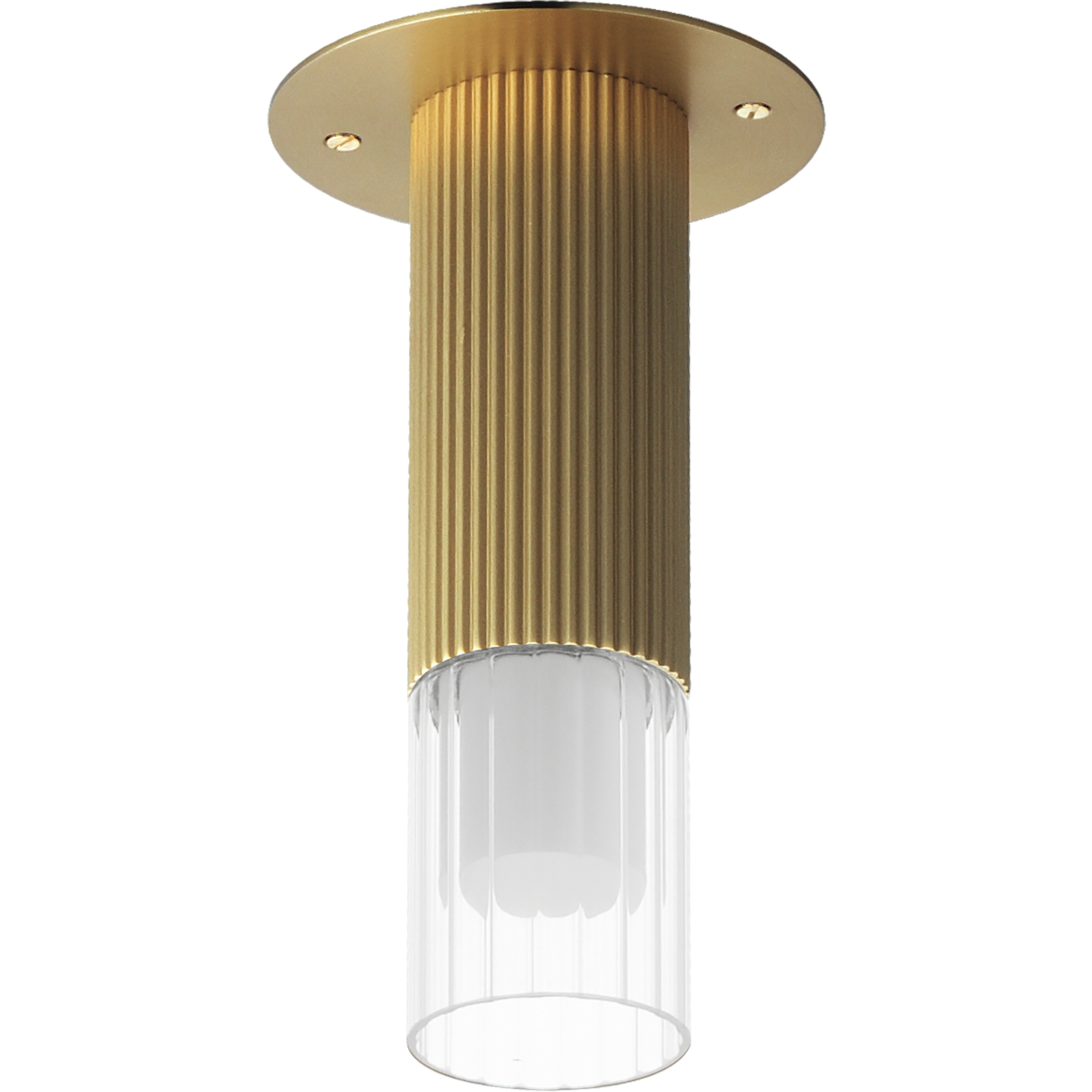 Reeds LED 2.5 inch Gold Flush Mount Ceiling Light