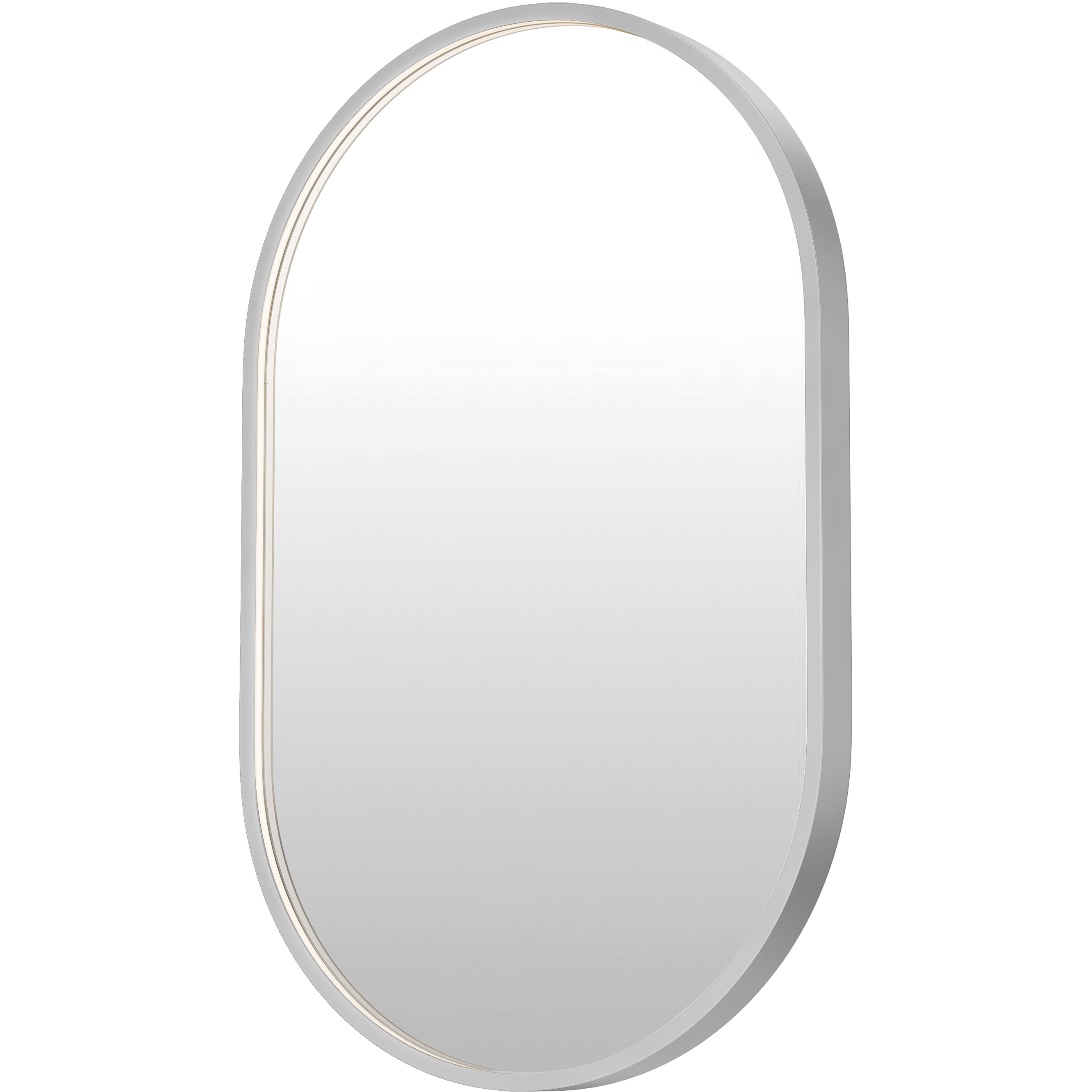 Elisse 32 X 20 inch Satin Nickel LED Mirror