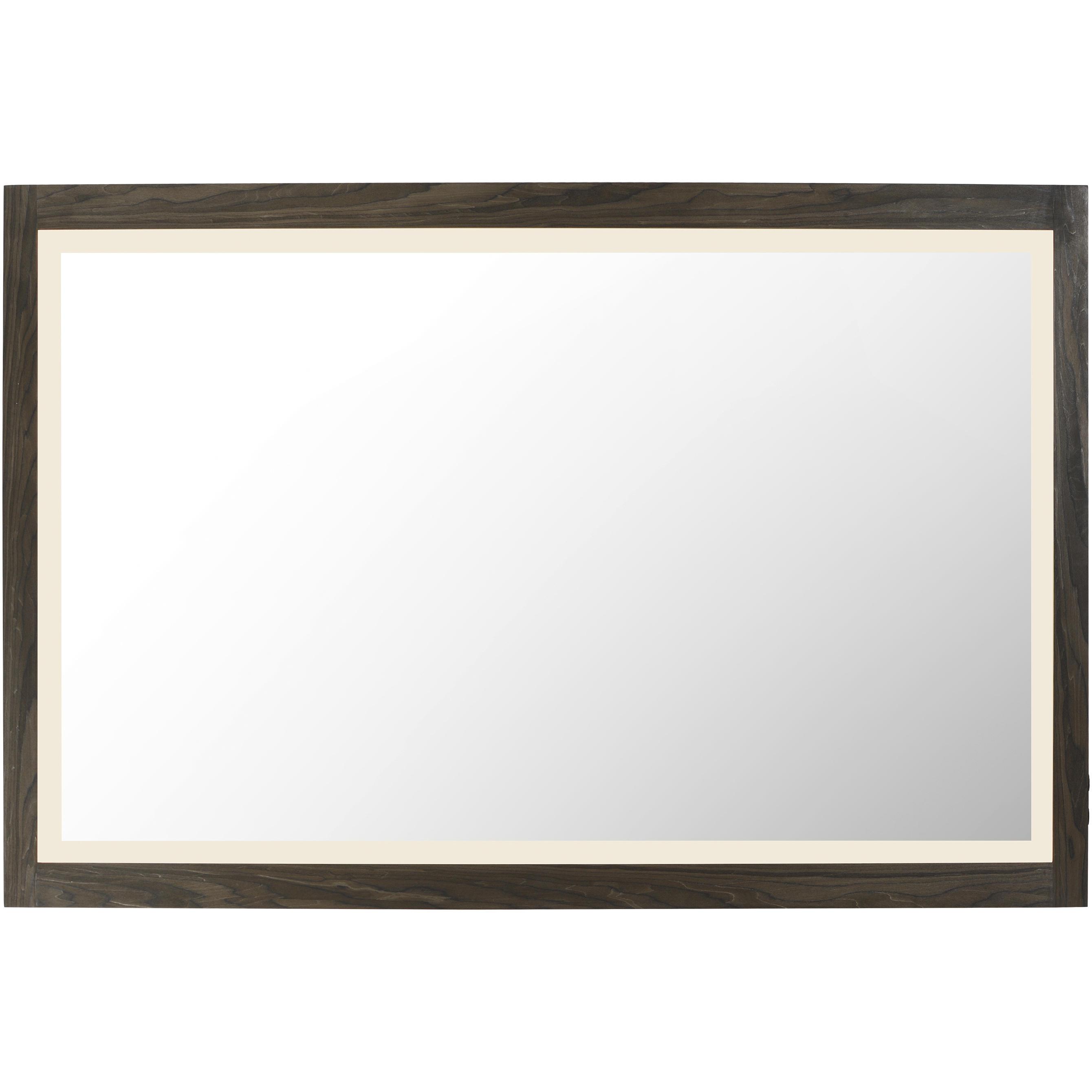 Sawyer 48 X 32 inch Walnut LED Mirror