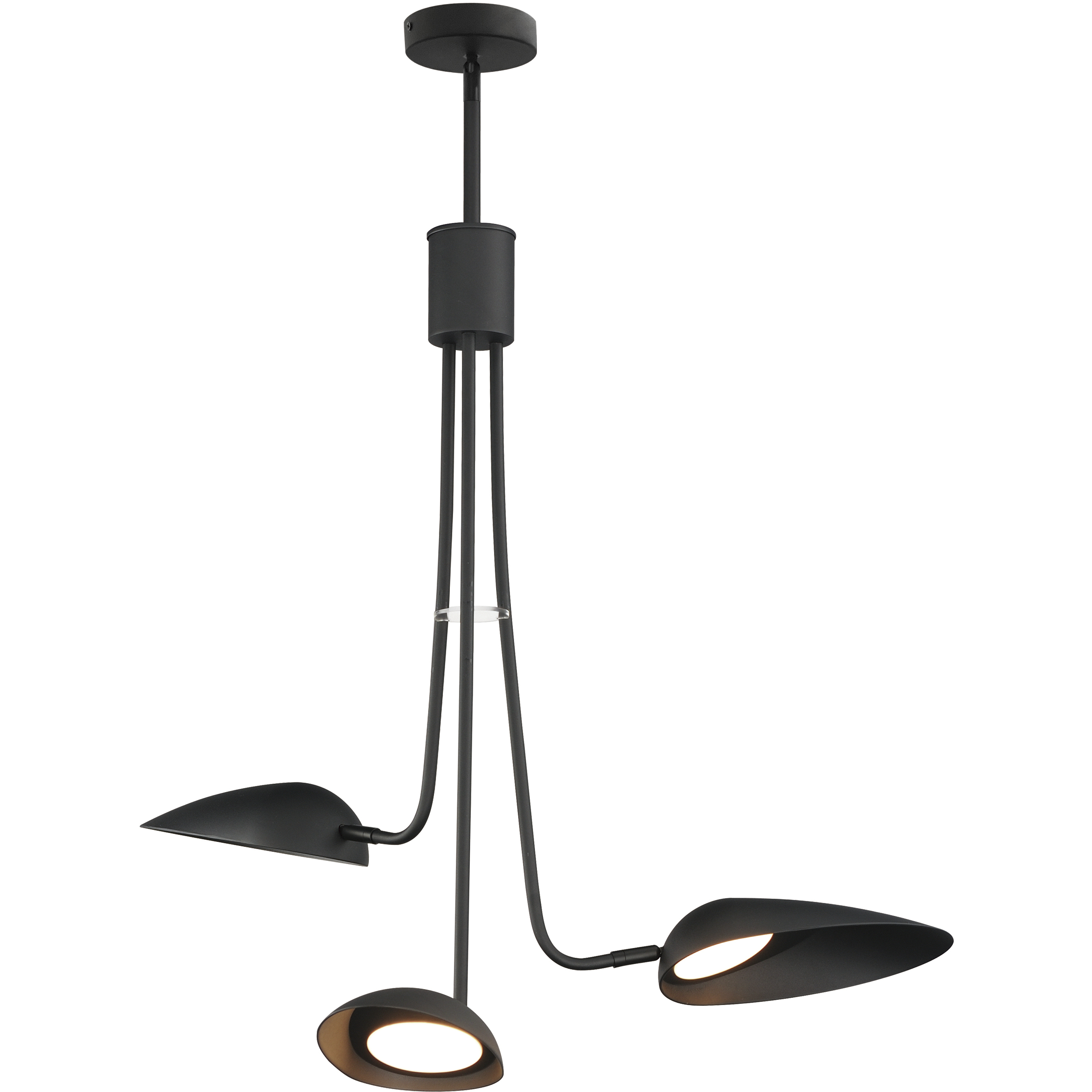 Marsh LED 28 inch Black Single Pendant Ceiling Light
