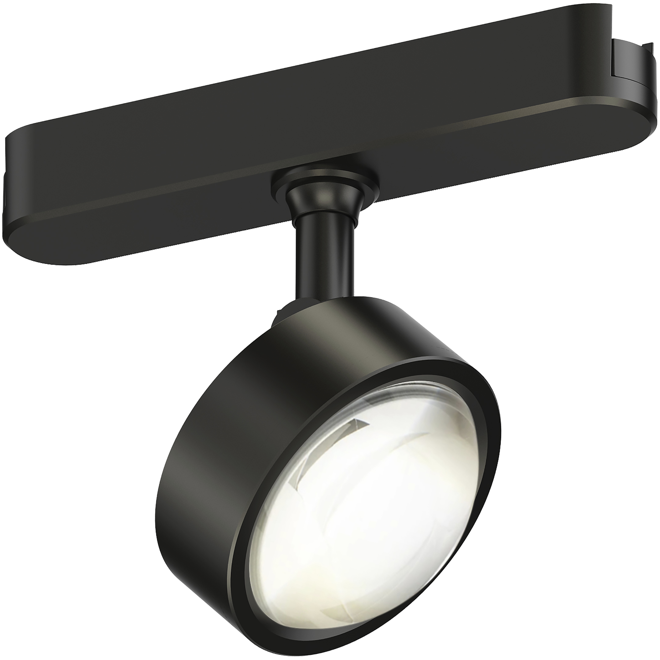 Continuum 1 Light 24 Black Track Light Ceiling Light in White