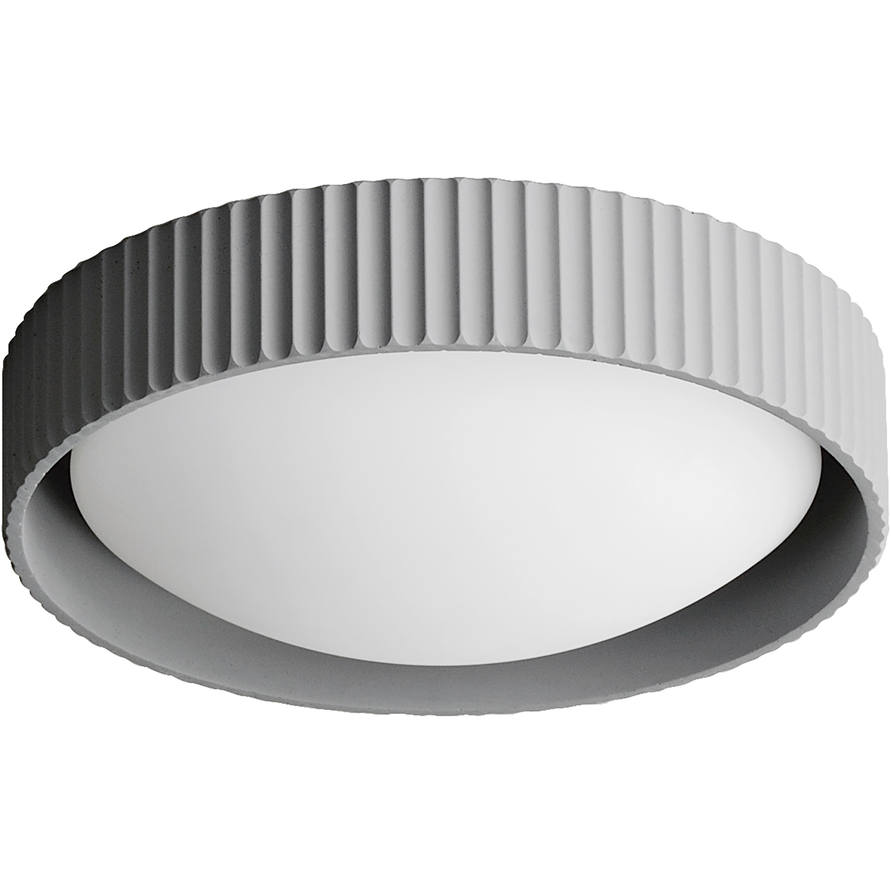 Souffle LED 13.75 inch Gray Flush Mount Ceiling Light