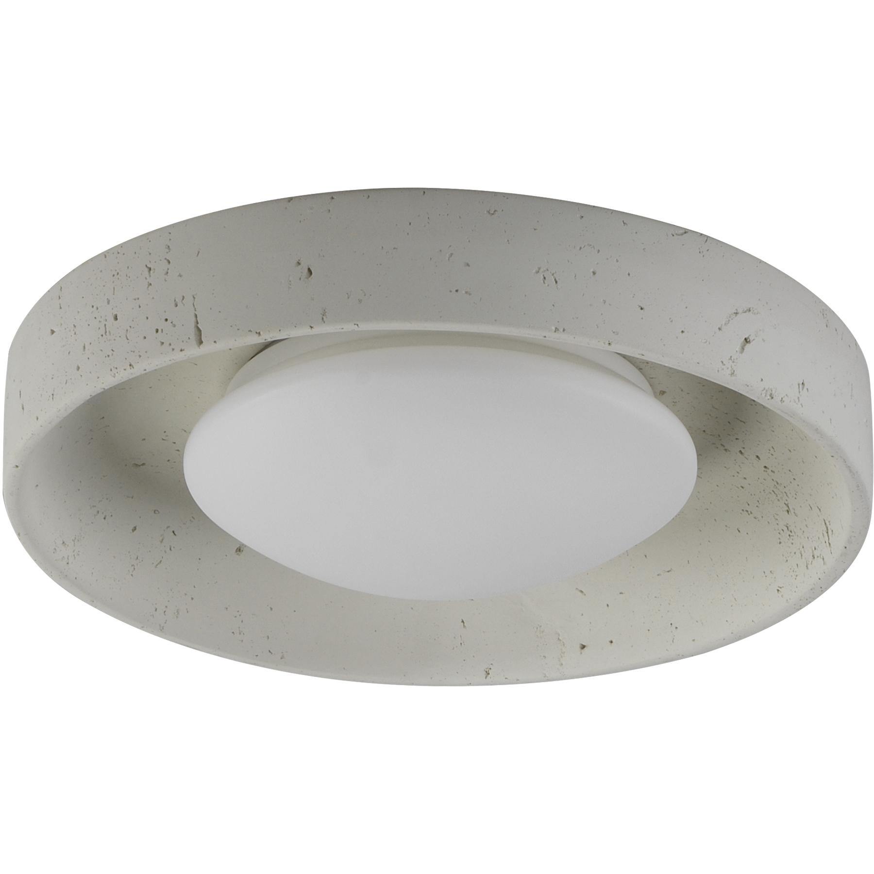 Matera LED 14.5 inch Chaulk White Flush Mount Ceiling Light