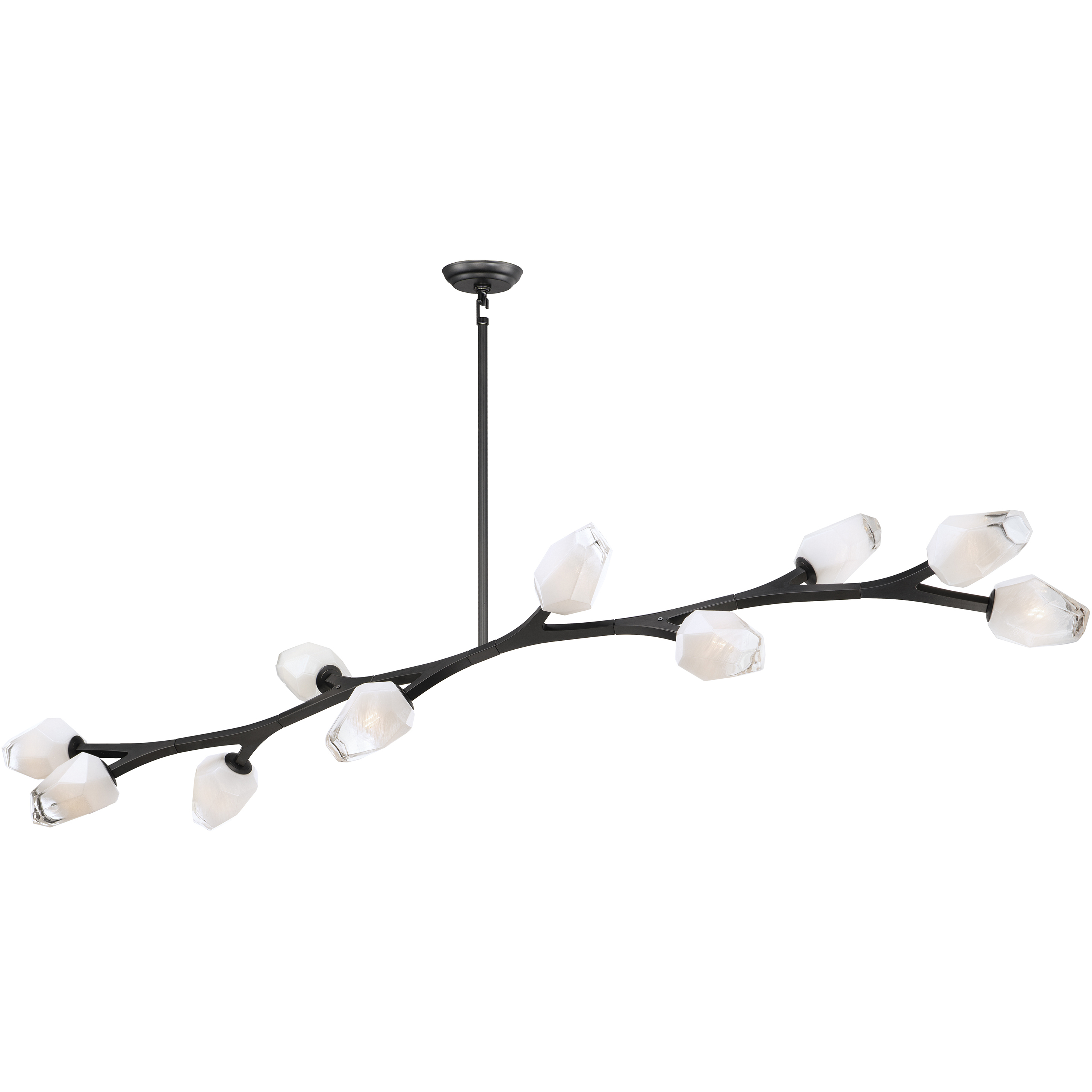 ET2 E32797-93BK Blossom LED 17.25 inch Black Multi-Light Pendant