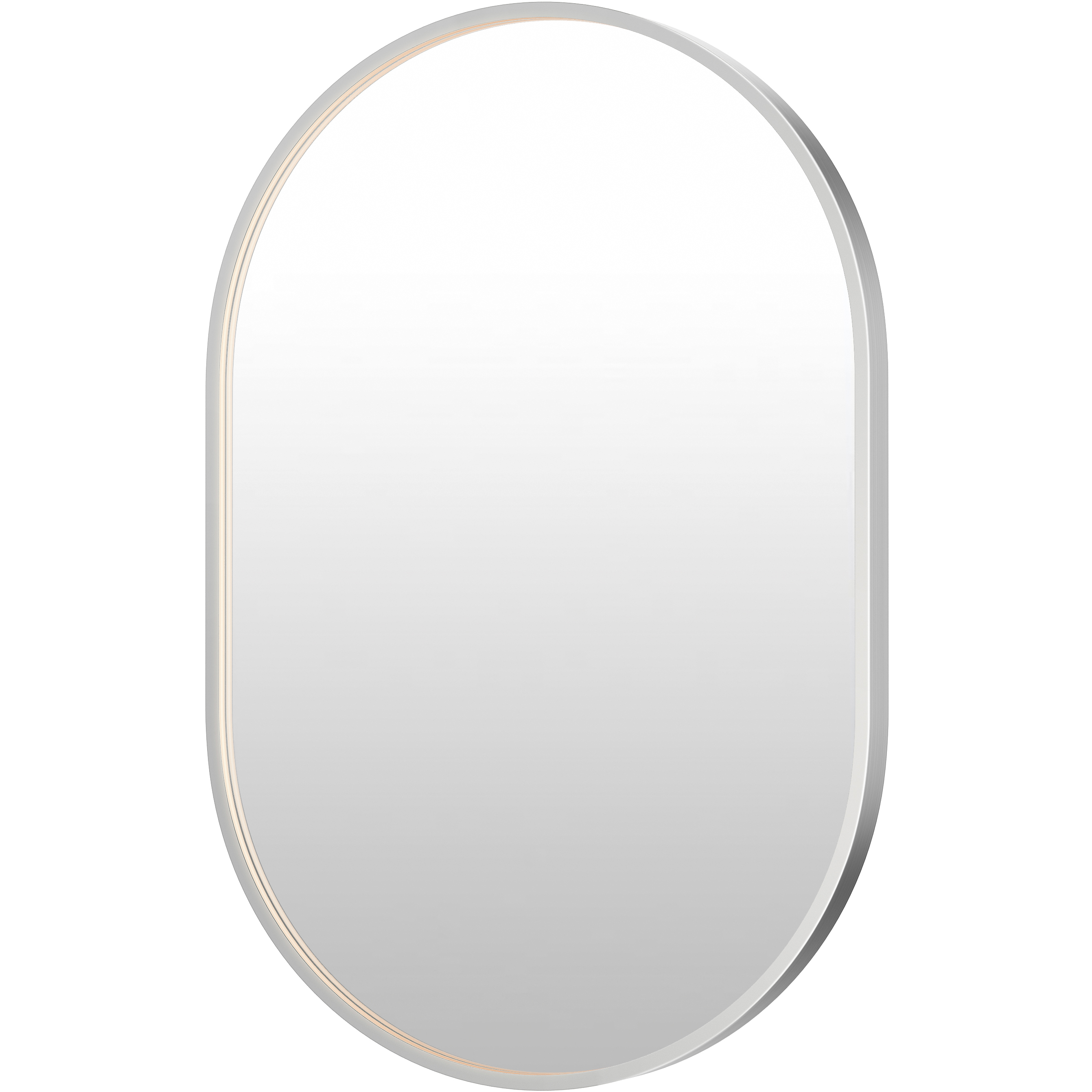 Elisse 36 X 24 inch Satin Nickel LED Mirror