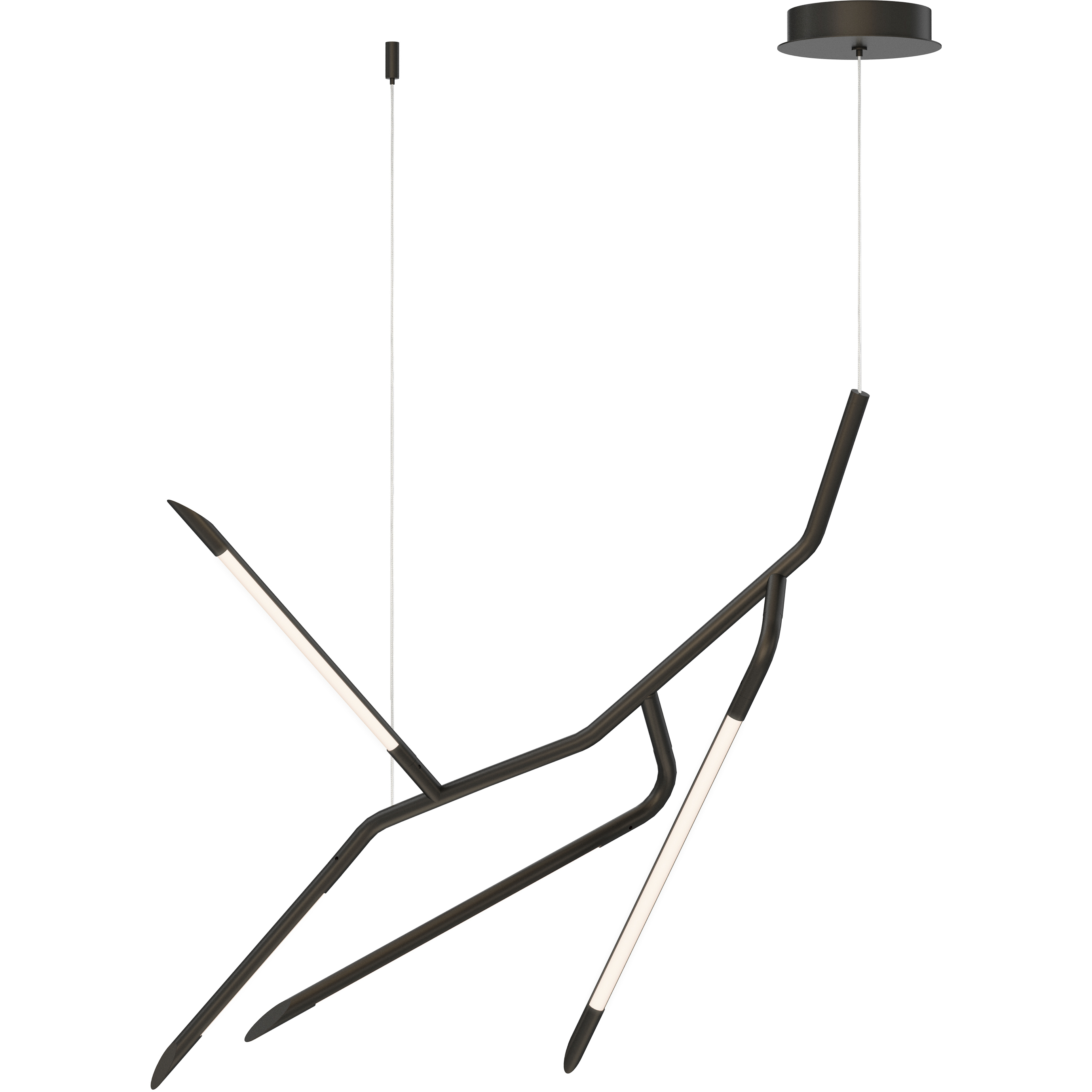 Scion LED 13 inch Black Single Pendant Ceiling Light