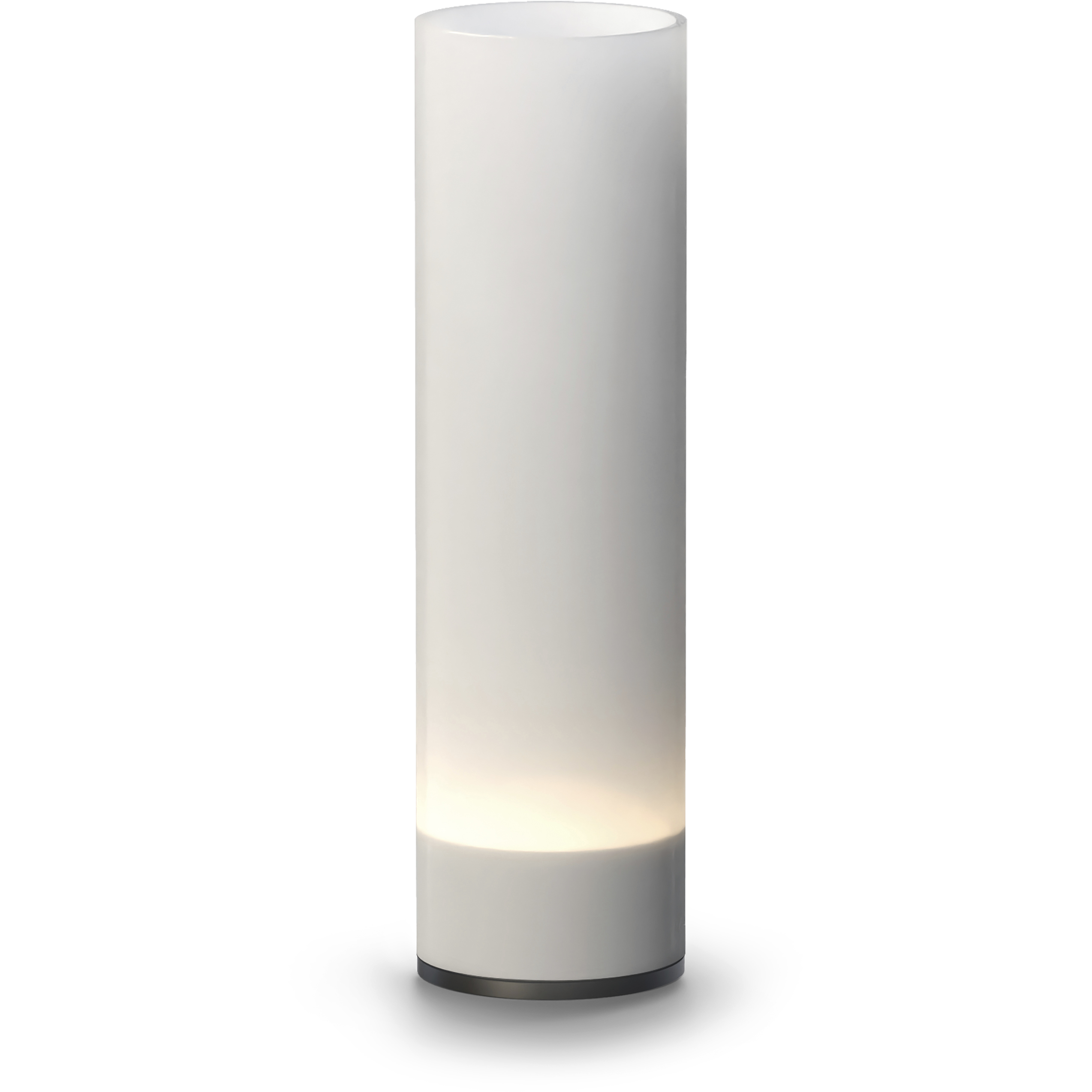 Highball 14.25 inch 10.00 watt Black Table Lamp Portable Light in Translucent Frost
