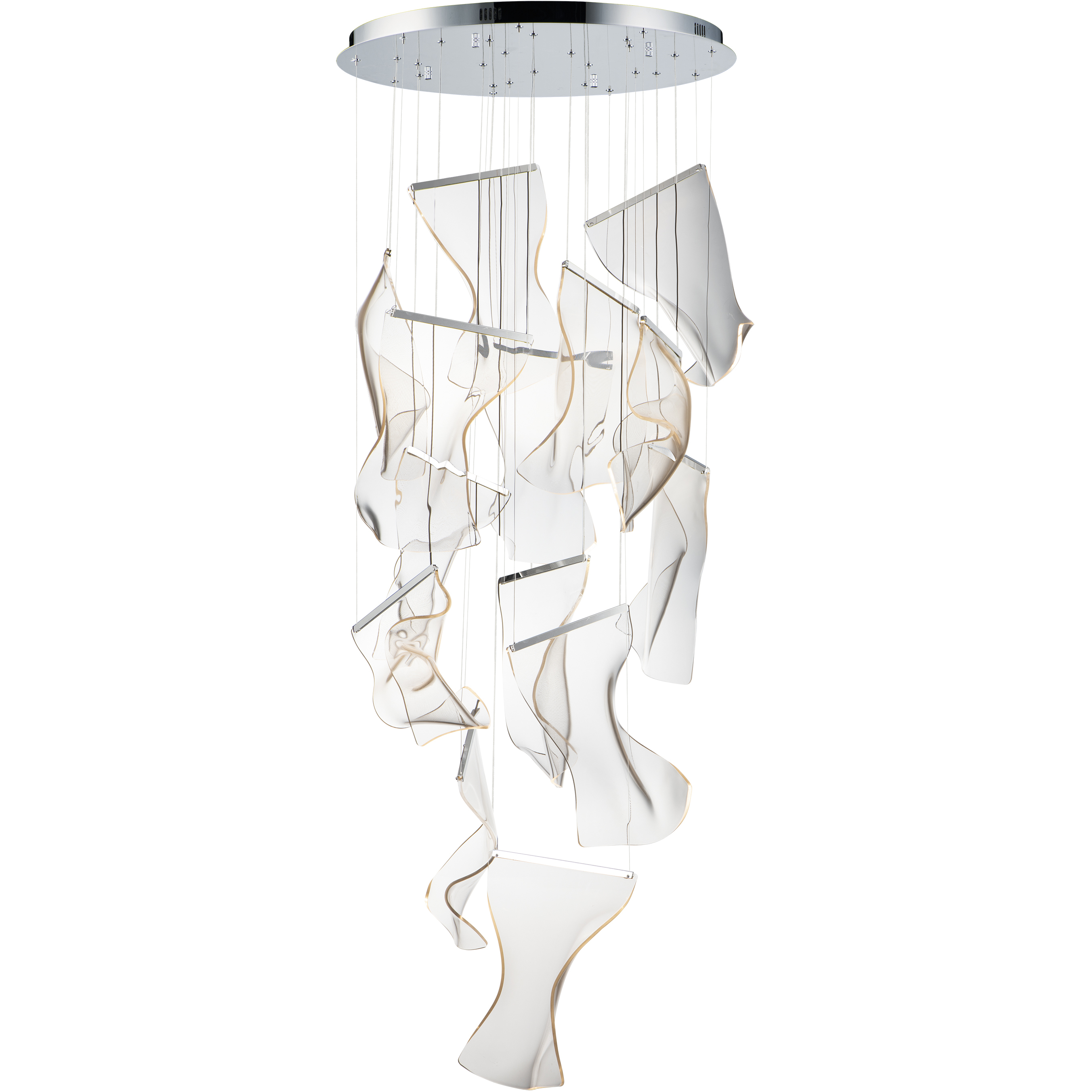 ET2 E24877-133PC Rinkle LED 27.5 inch Polished Chrome Multi