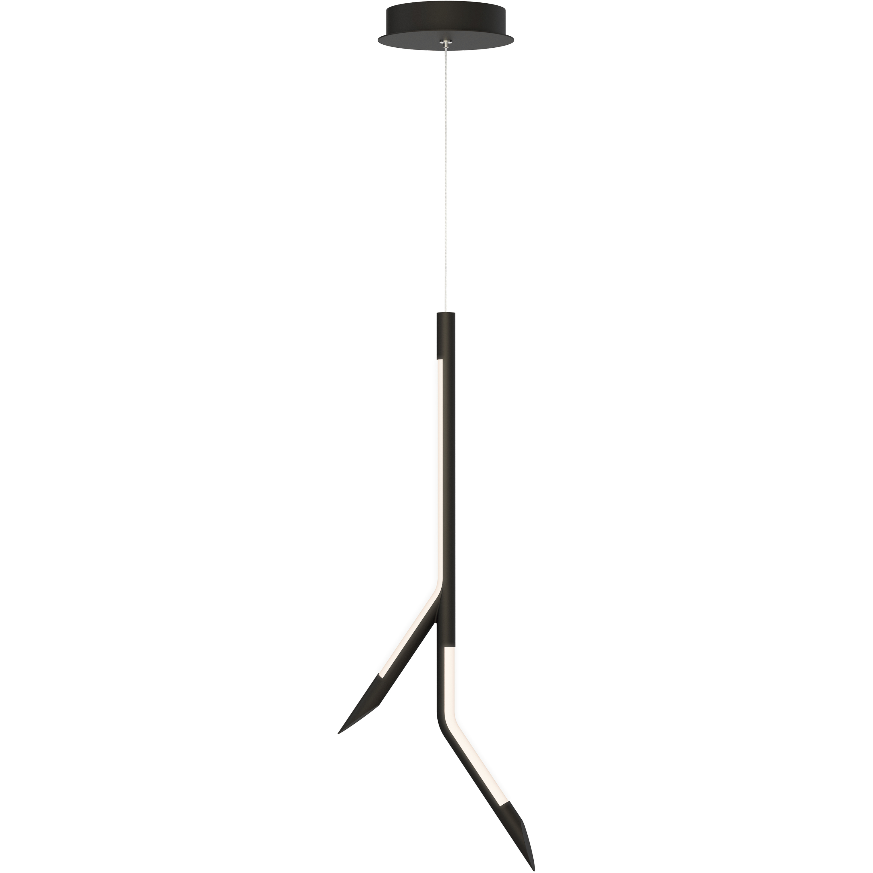 Scion LED 0.75 inch Black Single Pendant Ceiling Light