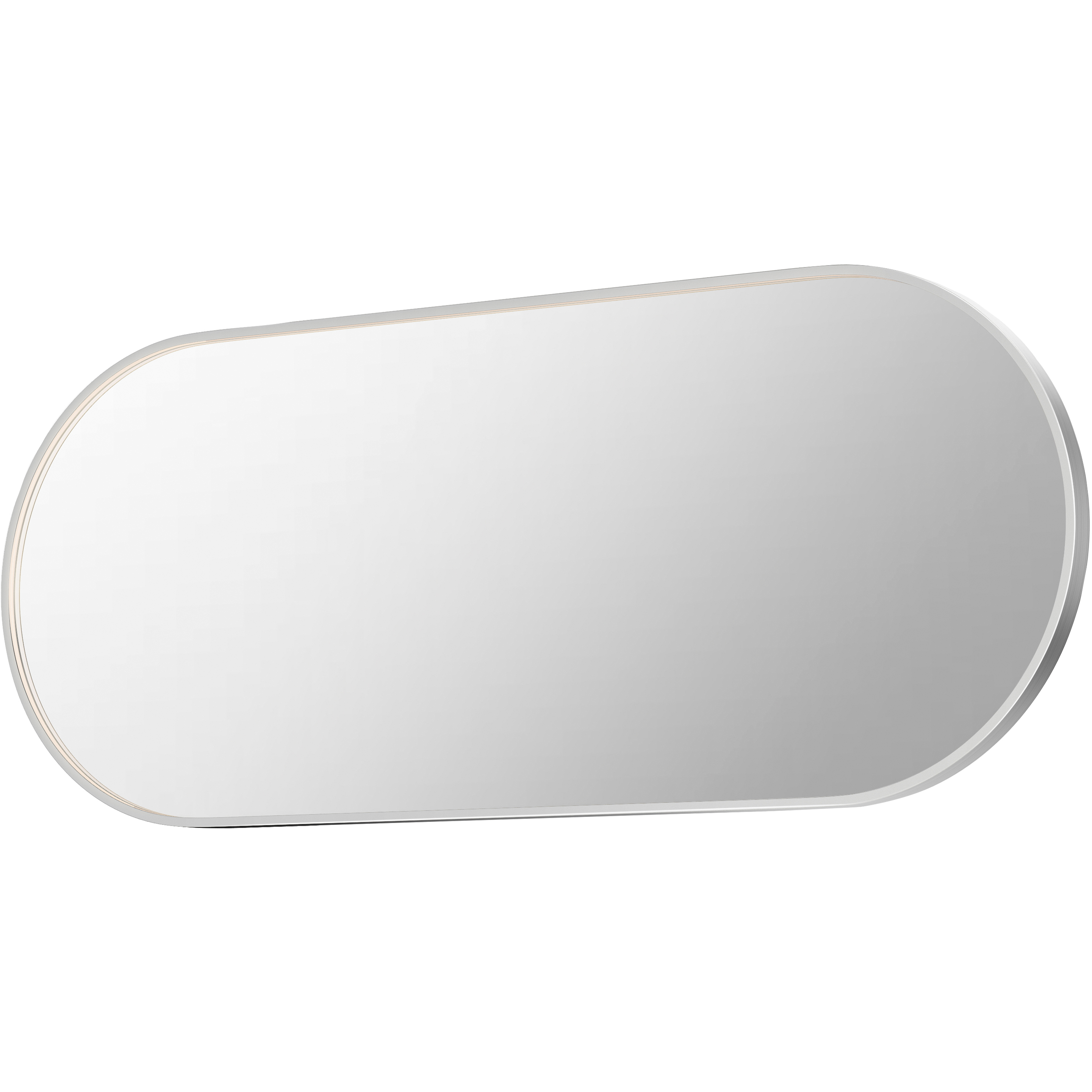 Elisse 68 X 28 inch Satin Nickel LED Mirror