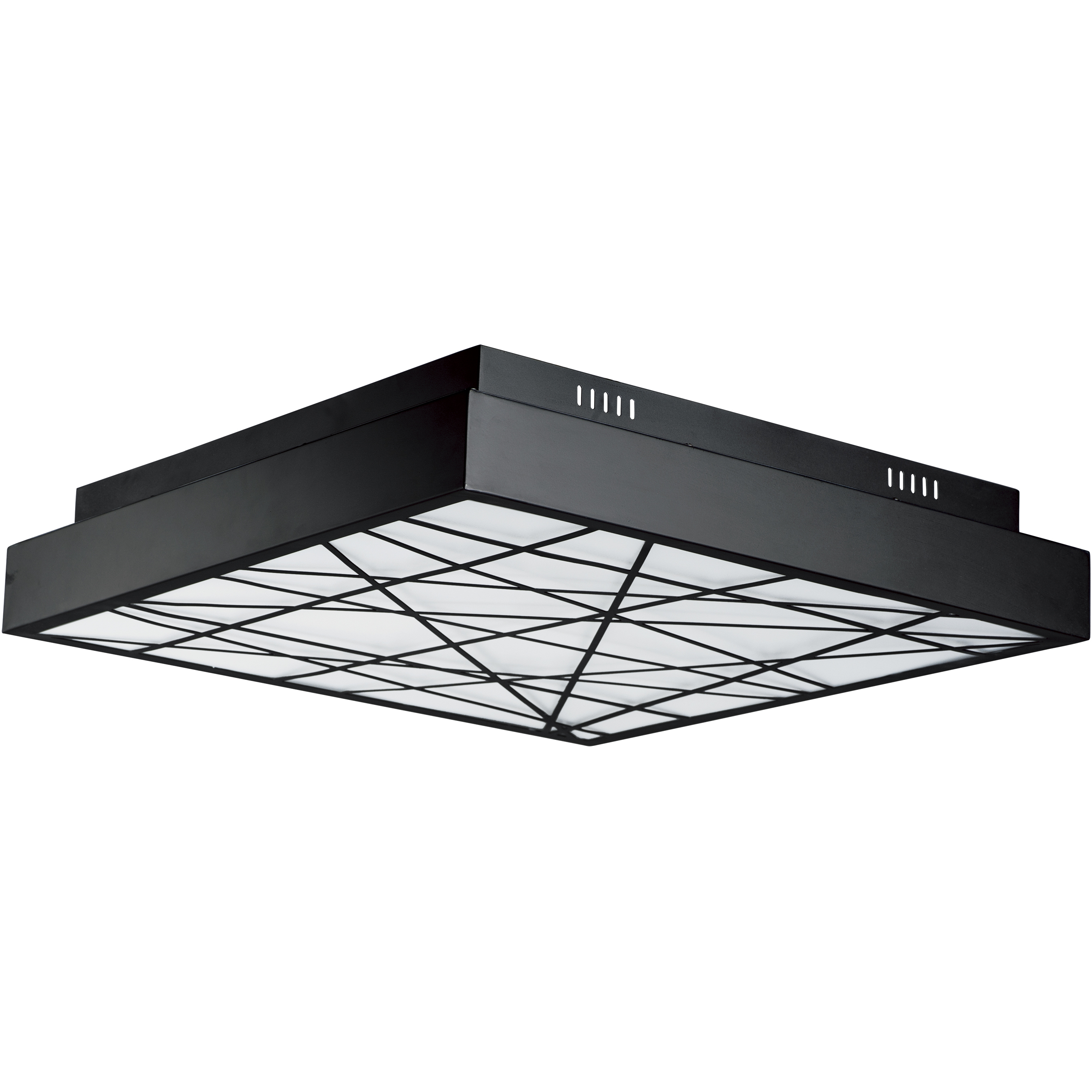 Intersect LED 23.5 inch Black Flush Mount Ceiling Light