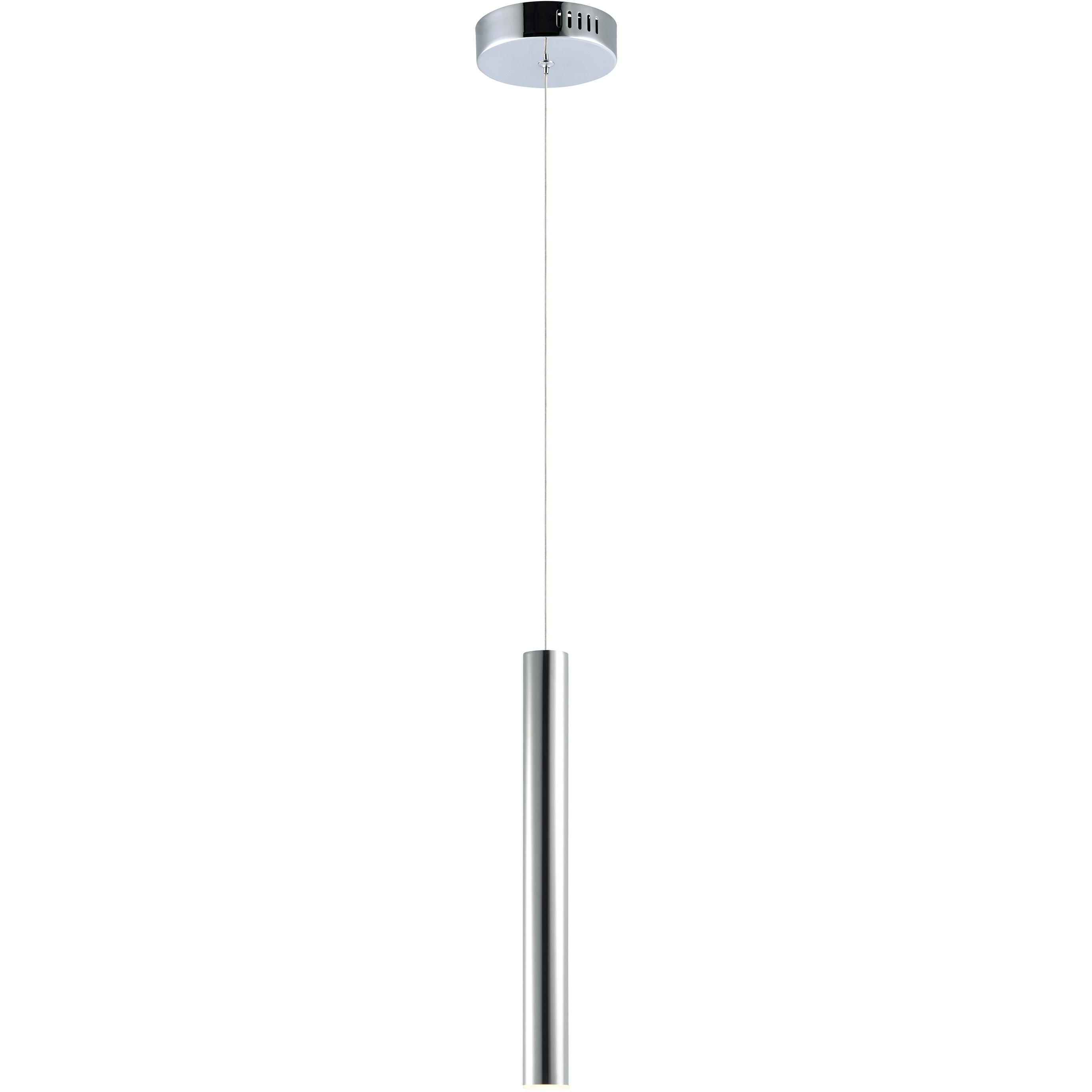 Flute LED 2.5 inch Polished Chrome Mini Pendant Ceiling Light