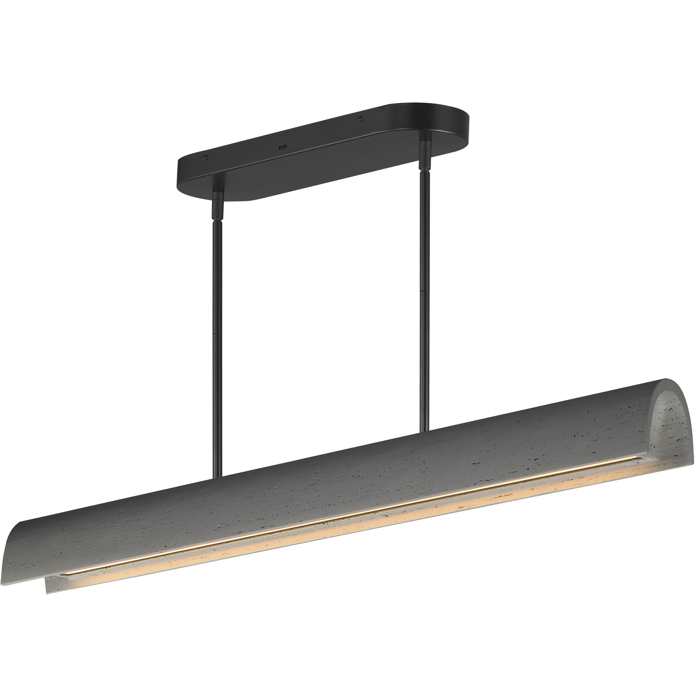 Matera LED 49.5 inch Gray Linear Pendant Ceiling Light