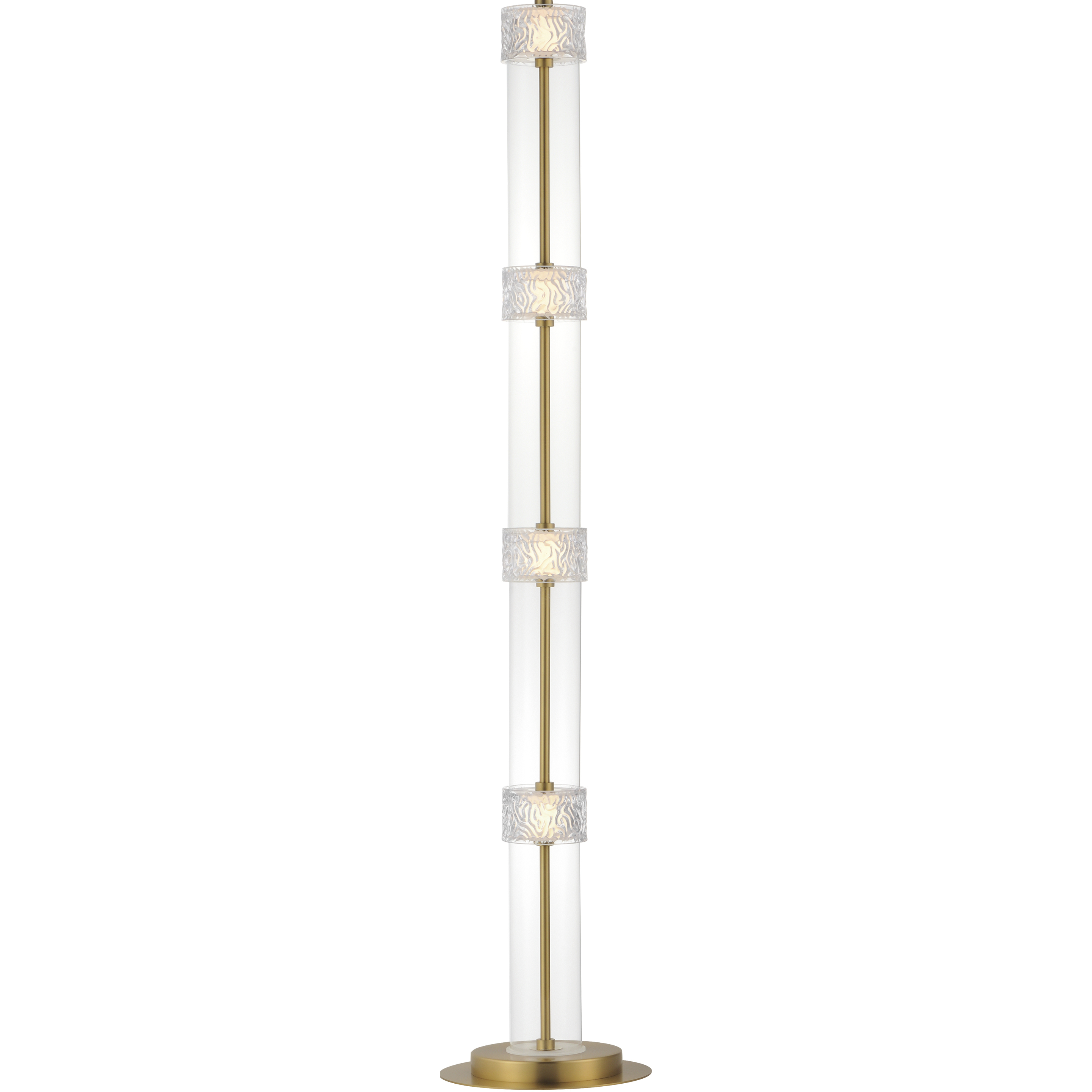 Elysian 69 inch 35 watt Natural Aged Brass Floor Lamp Portable Light