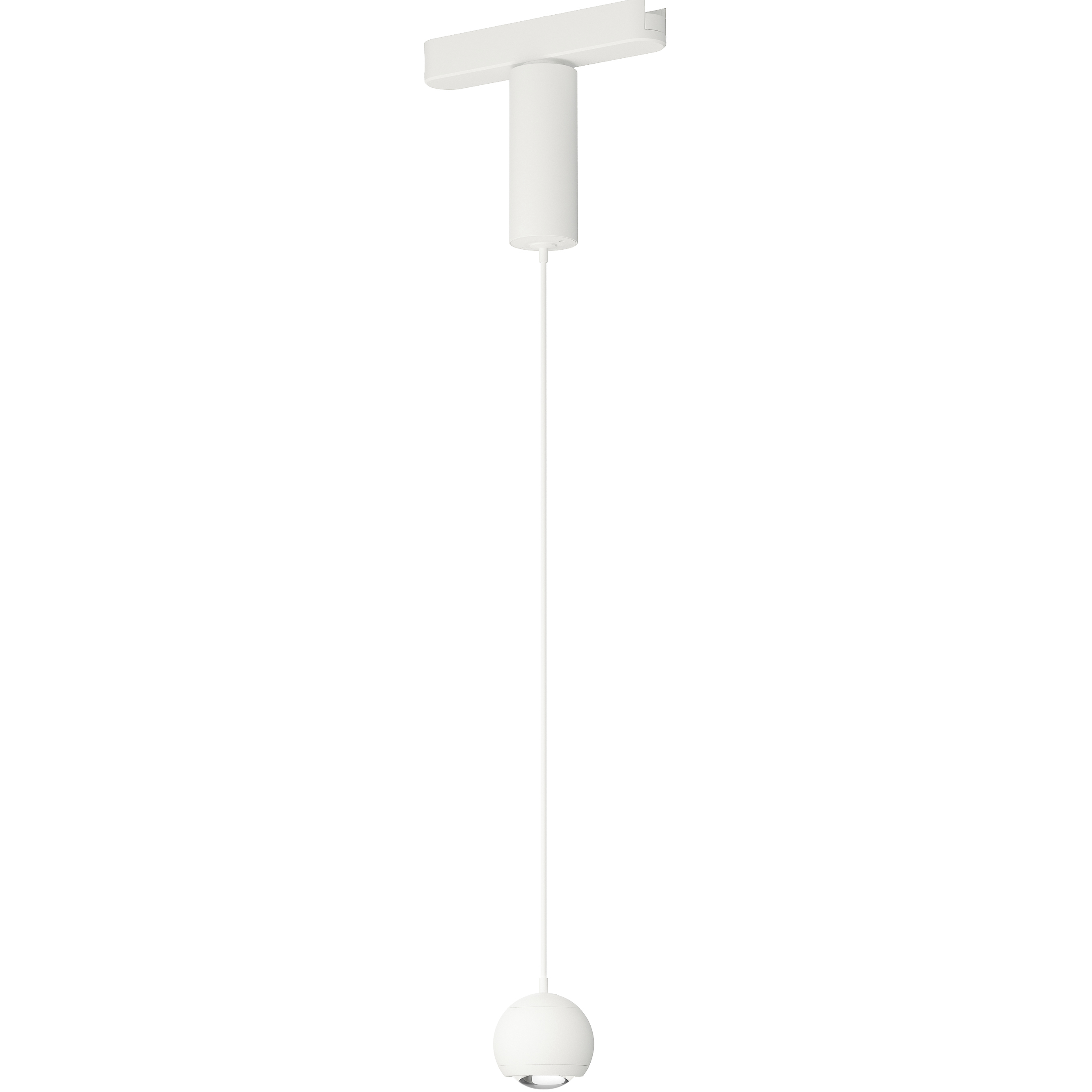 Continuum 1 Light 120-277 White Track Light Ceiling Light