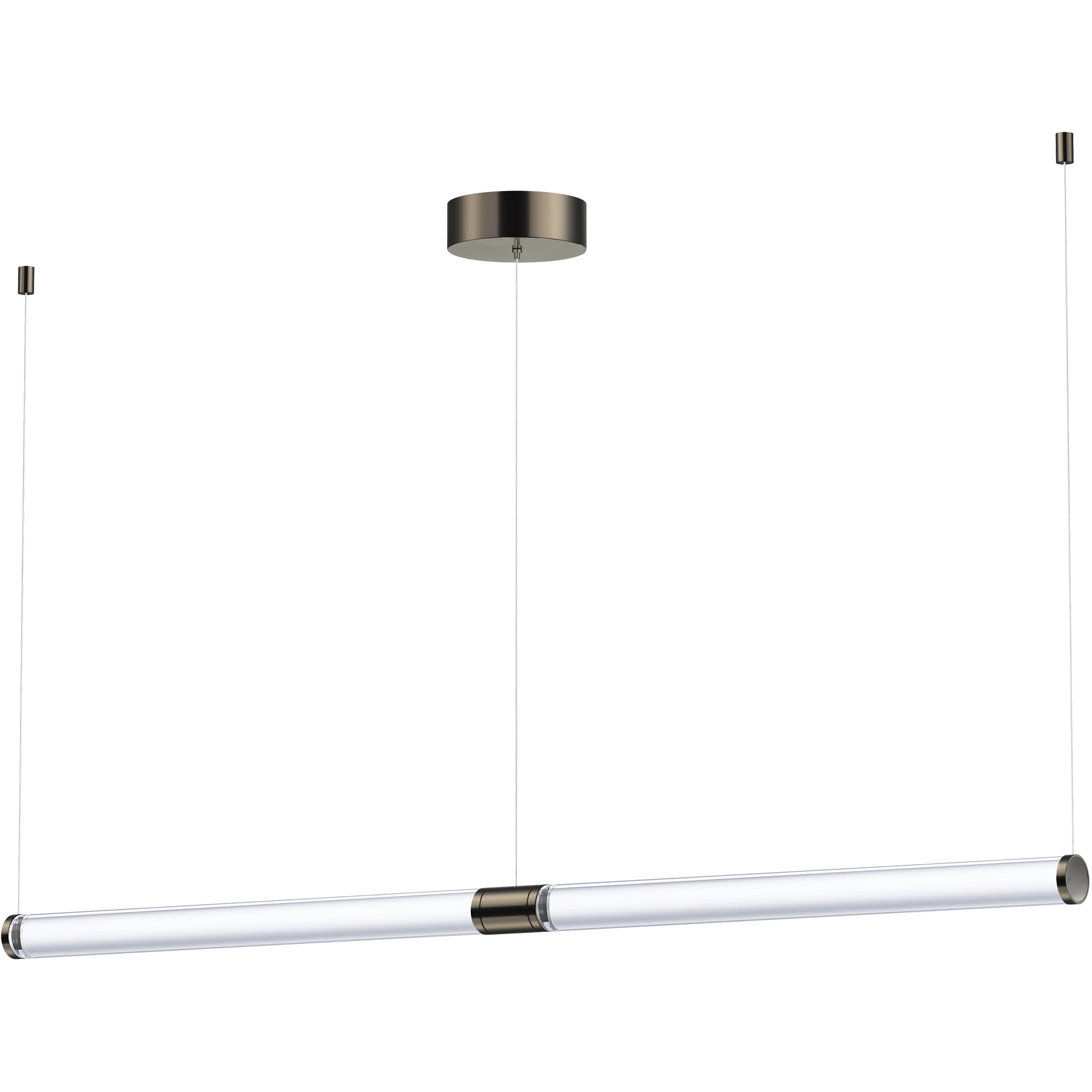 Vanish LED 52 inch Gunmetal Linear Pendant Ceiling Light