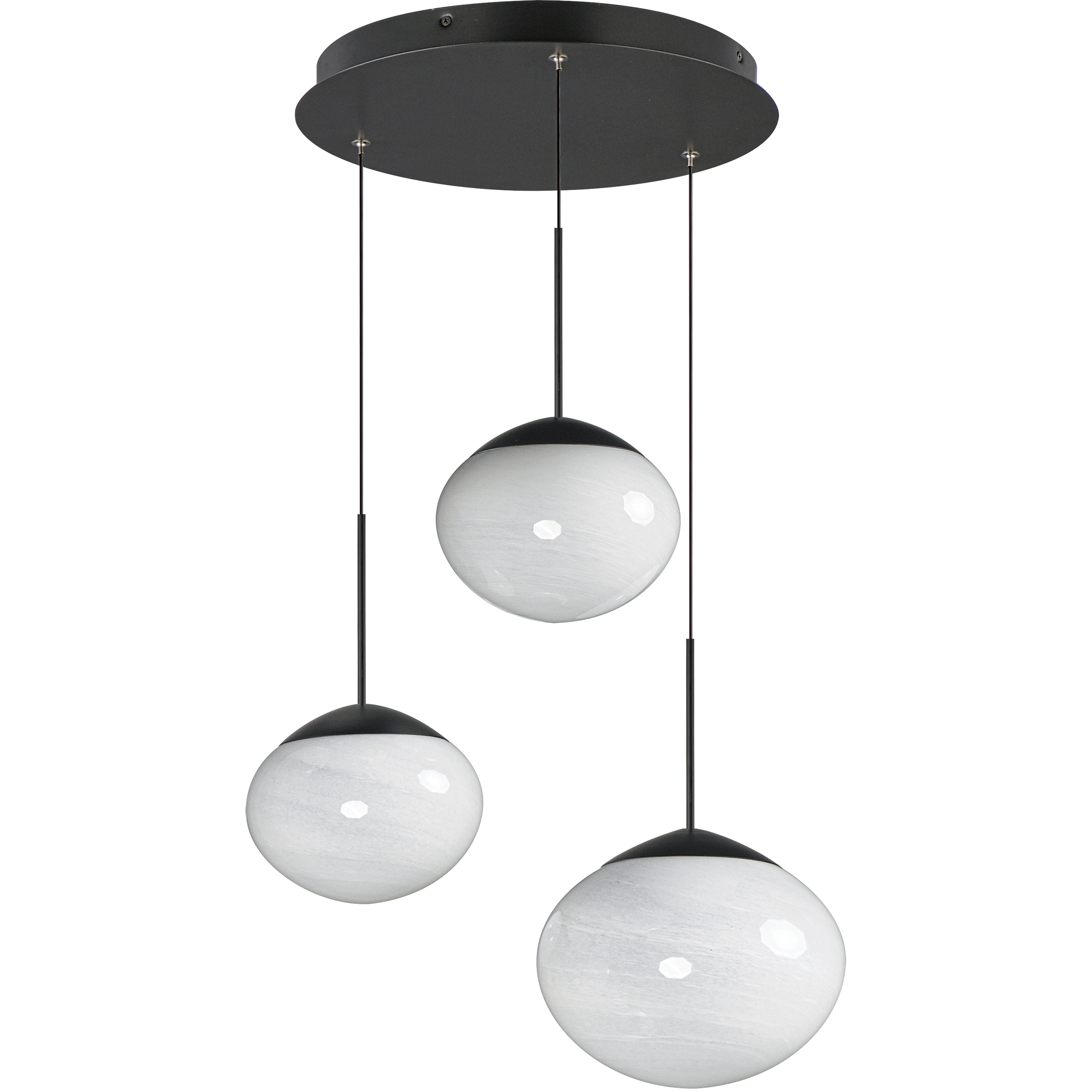 ET2 E11523-113BK Nimbus LED 20.5 inch Black Multi-Light Pendant