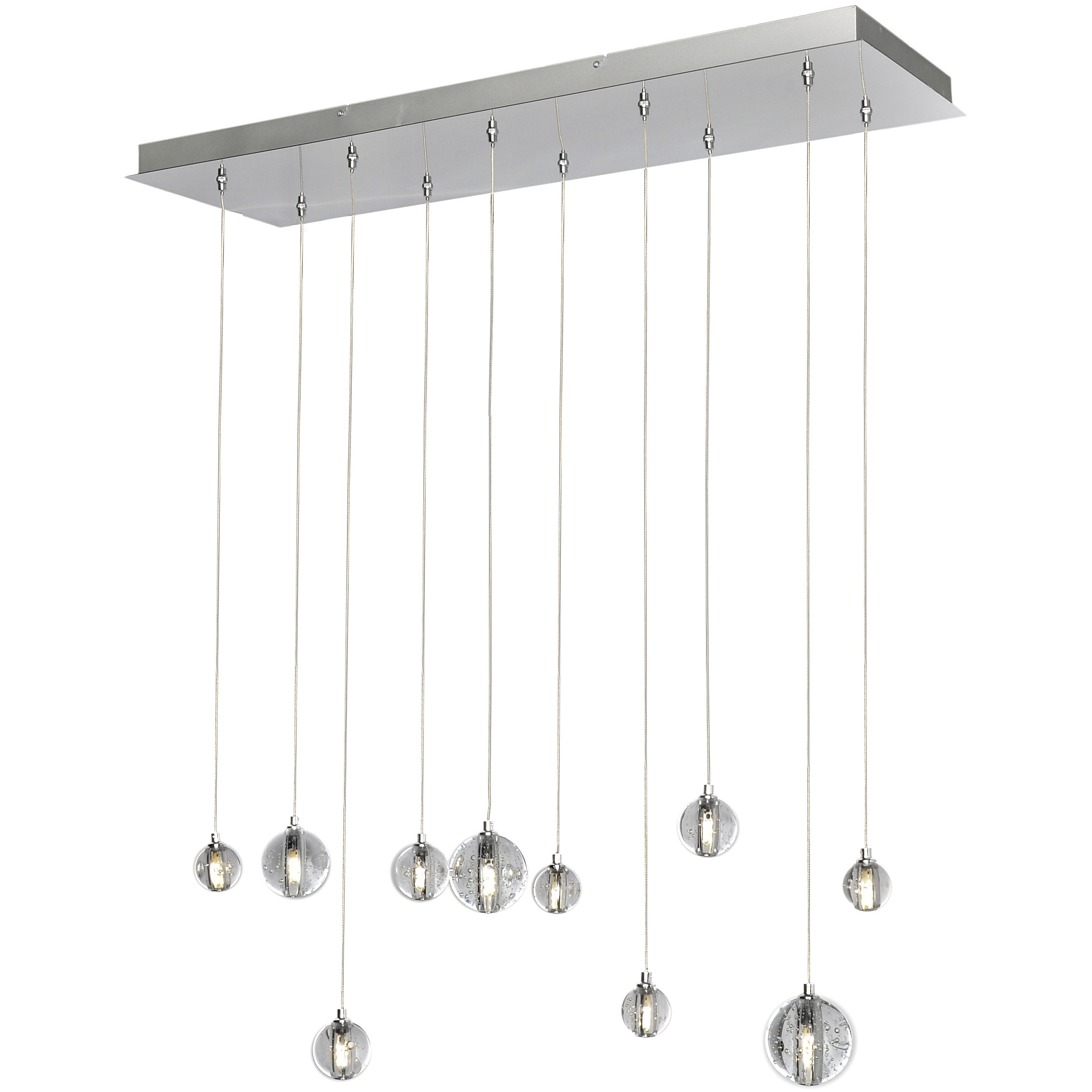 Harmony LED 33.75 inch Polished Chrome Linear Pendant Ceiling Light