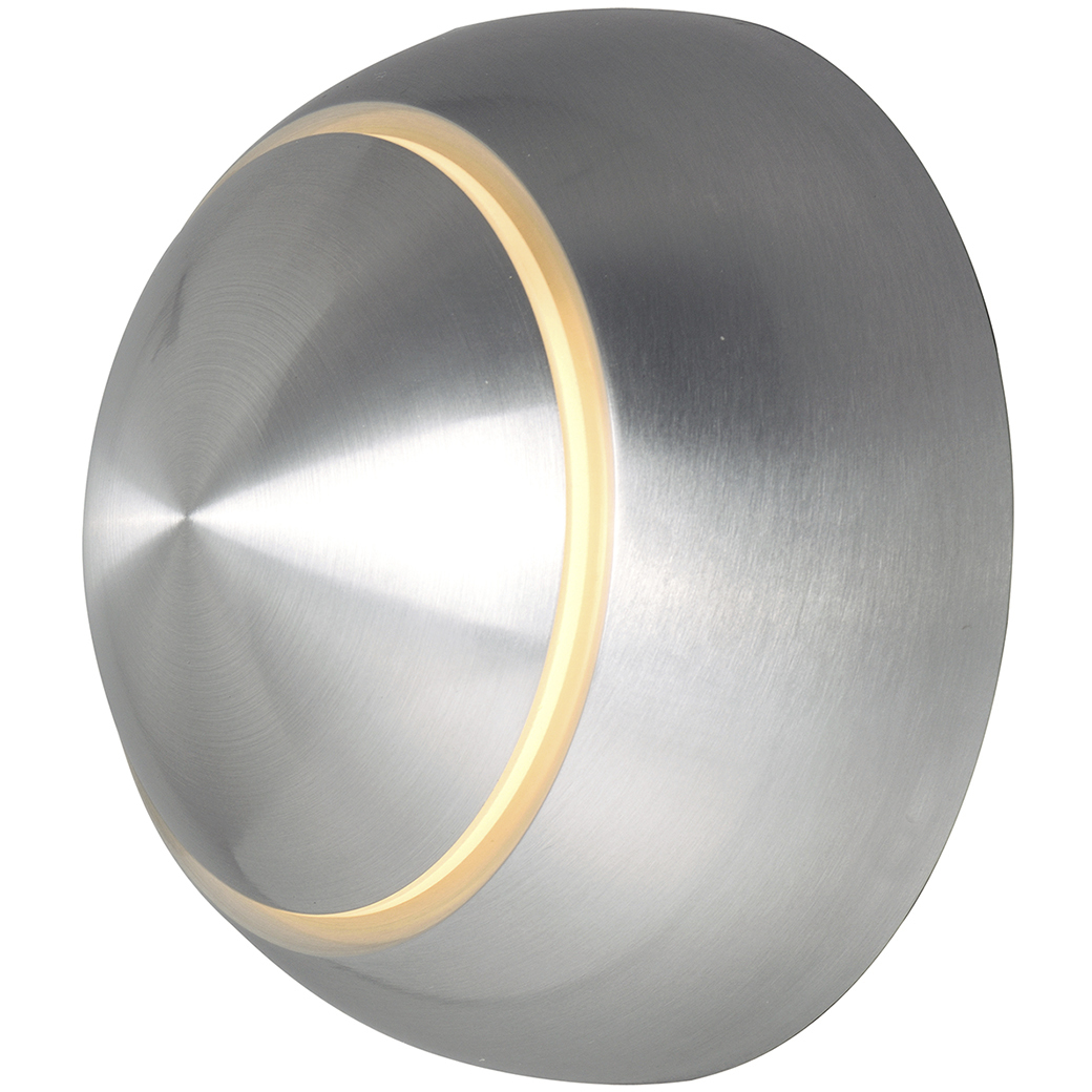 Alumilux Fulcrum LED 4.75 inch Satin Aluminum Outdoor Wall Mount