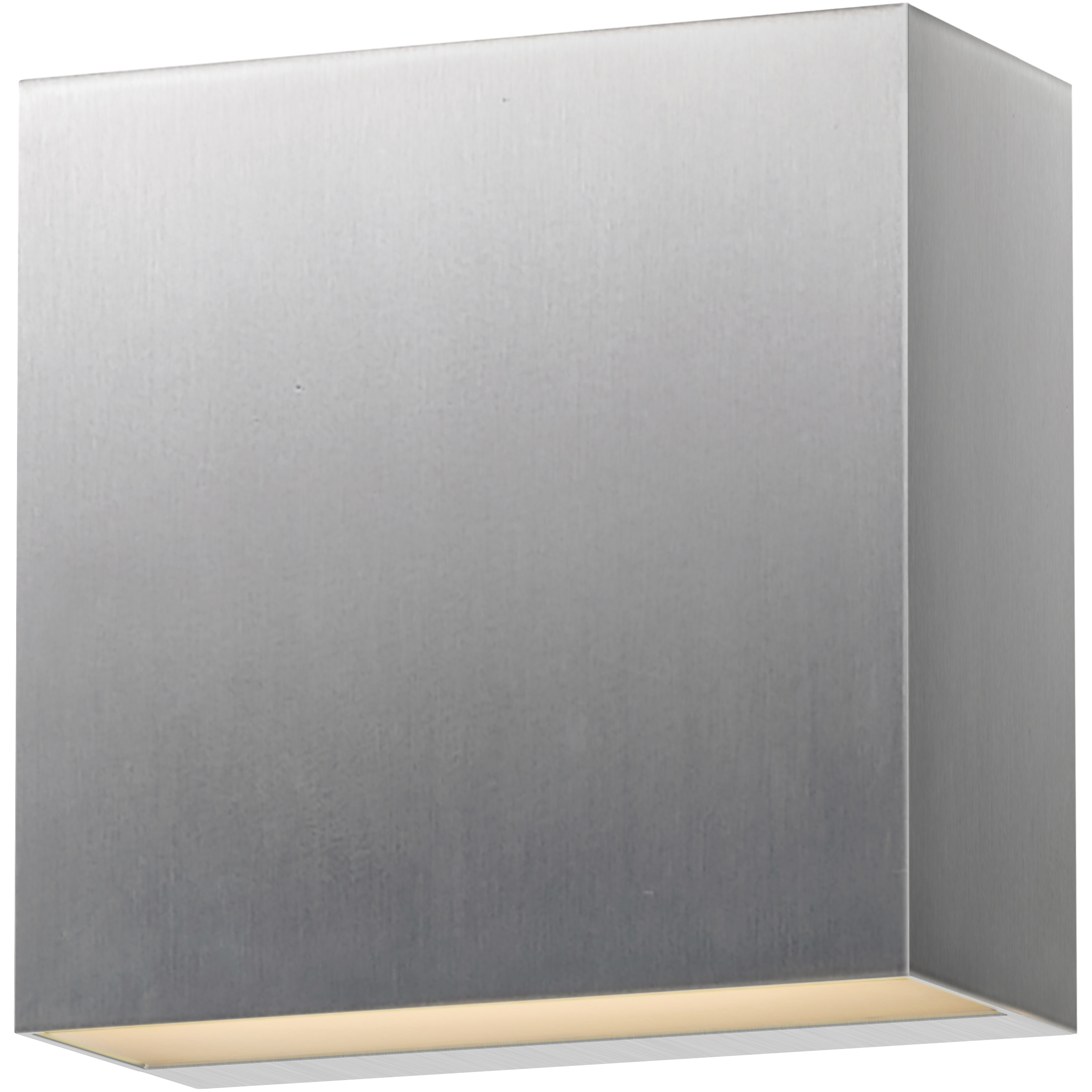 Cubed LED 5.5 inch Satin Aluminum Outdoor Wall Mount