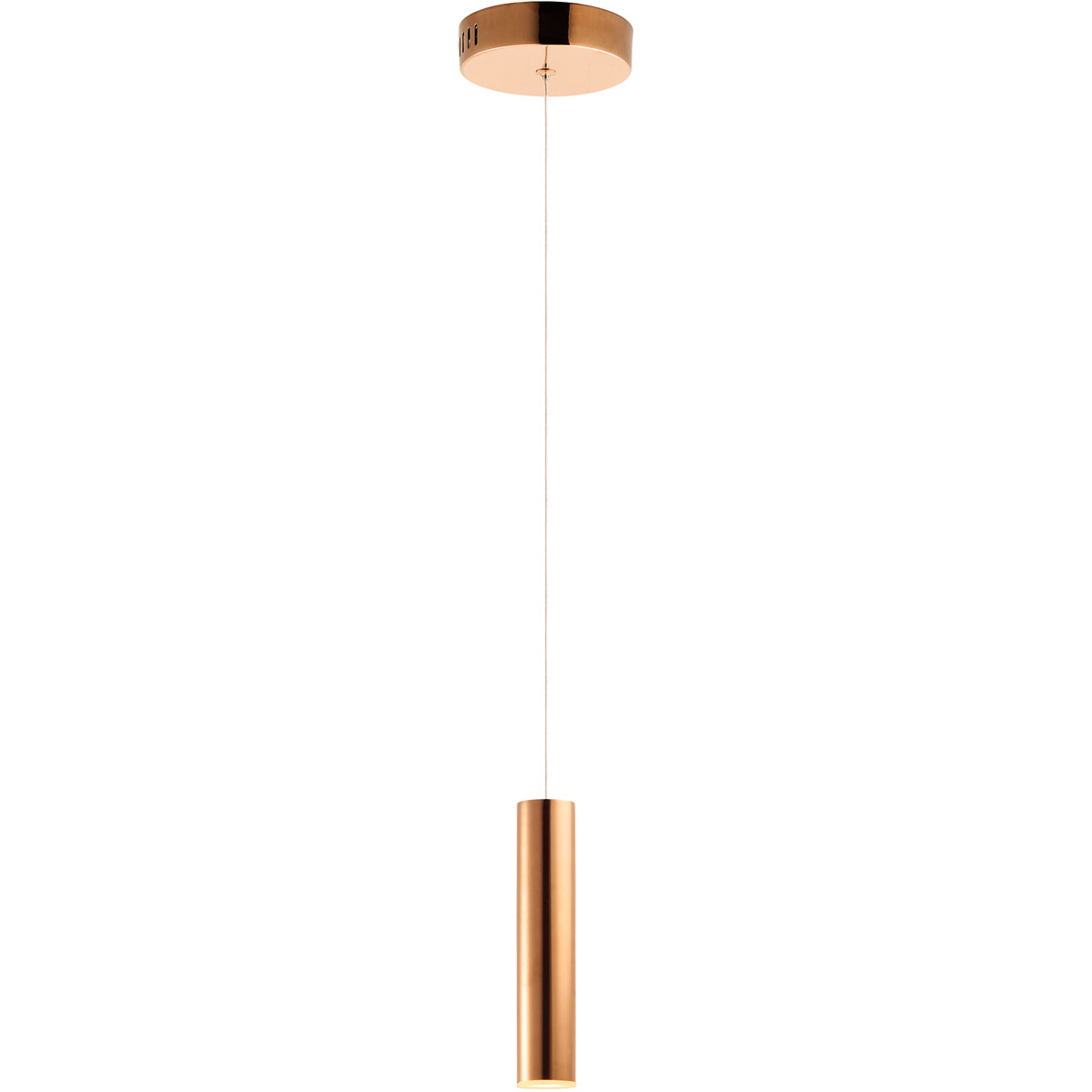 ET2 E10005 RG LED Mini Pendant Flute Rose Gold